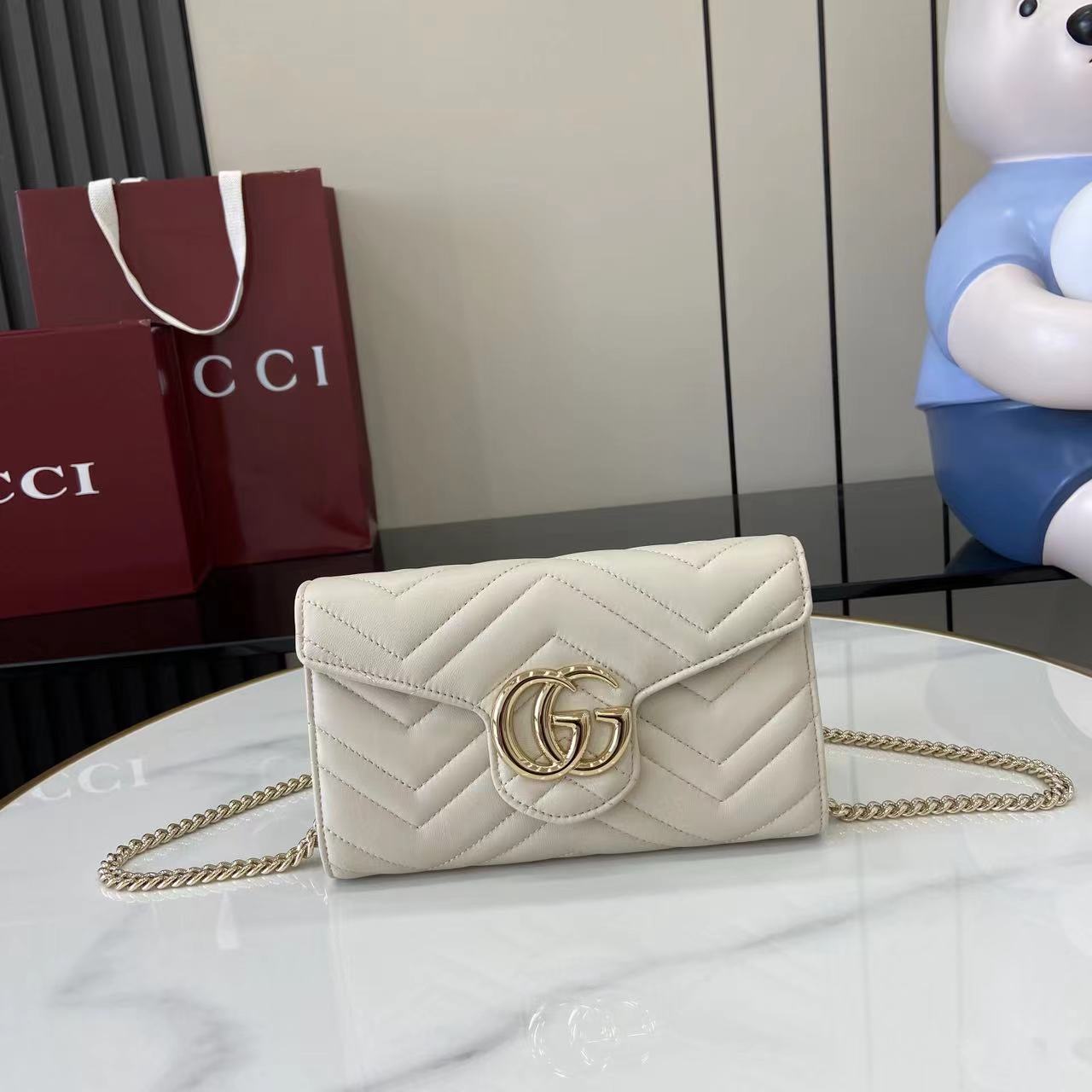 Gucci GG Marmont Wallet On Chain - FashionPlug