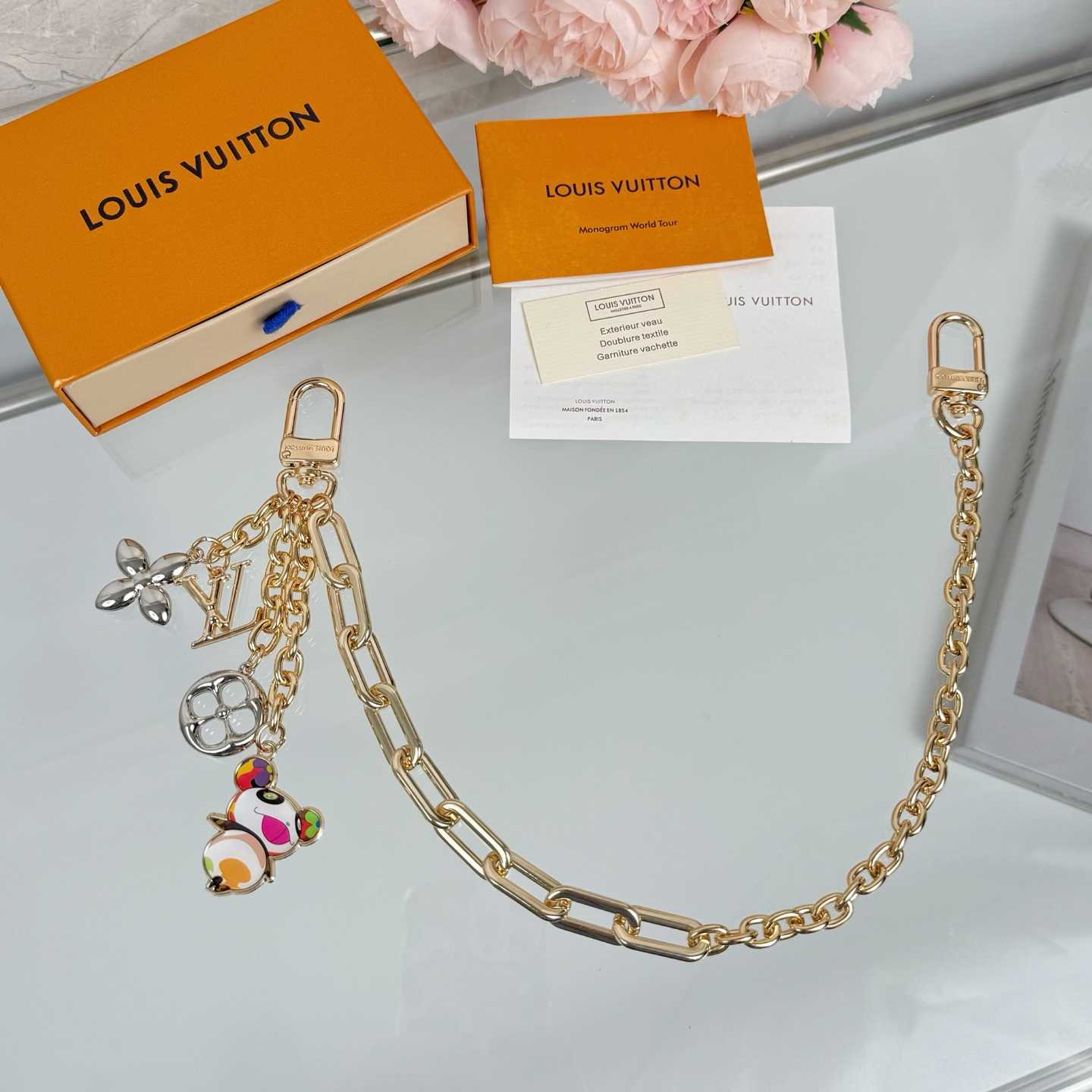 Louis Vuitton LV x TM Superflat Bag Chain   M02452 - FashionPlug