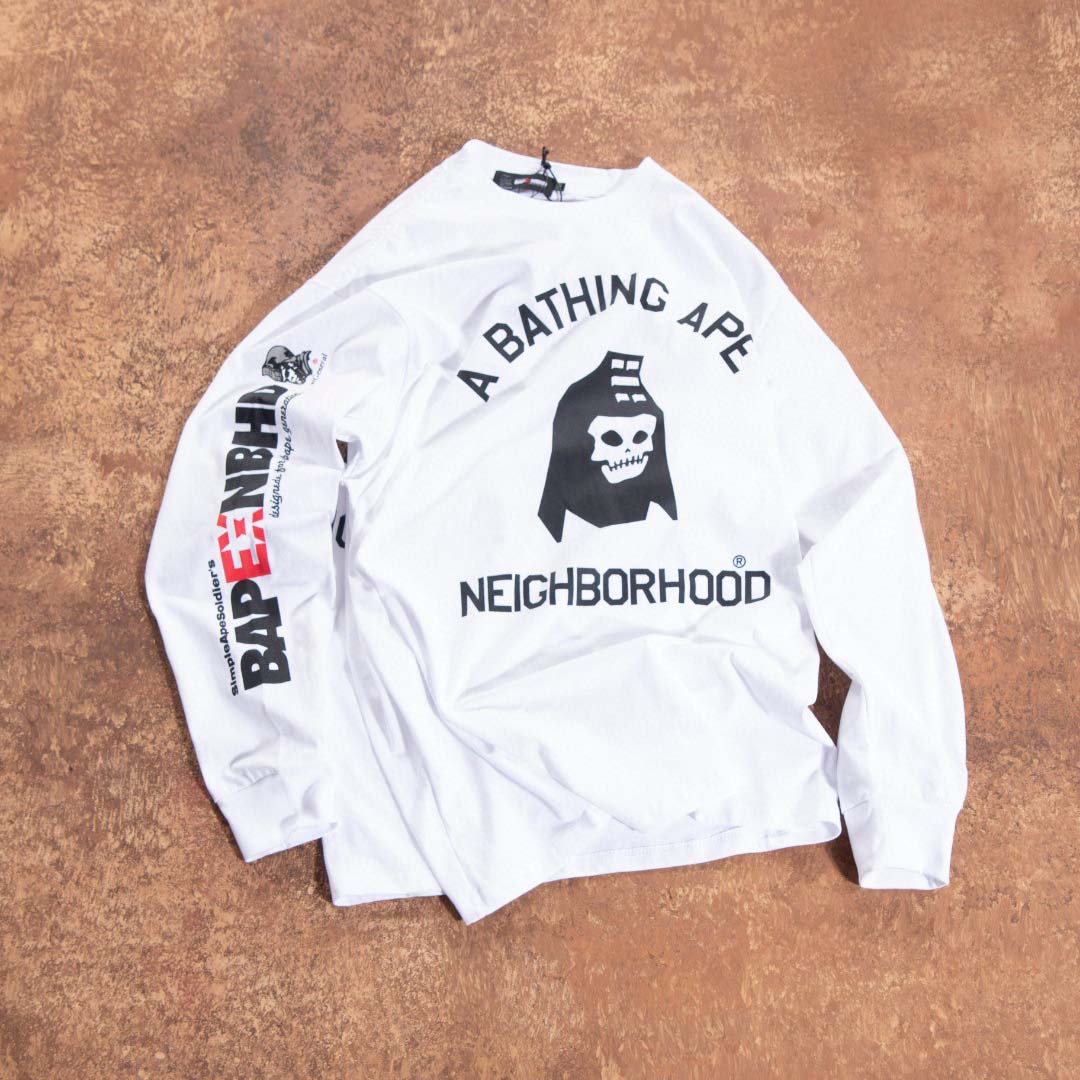 Bape x Nbhd L/S Tee - FashionPlug