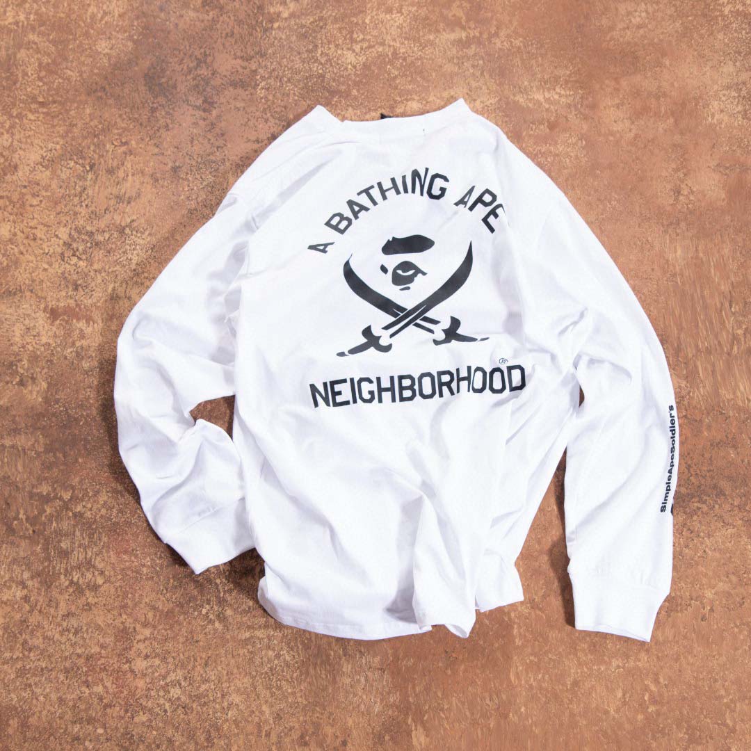 Bape x Nbhd L/S Tee - FashionPlug