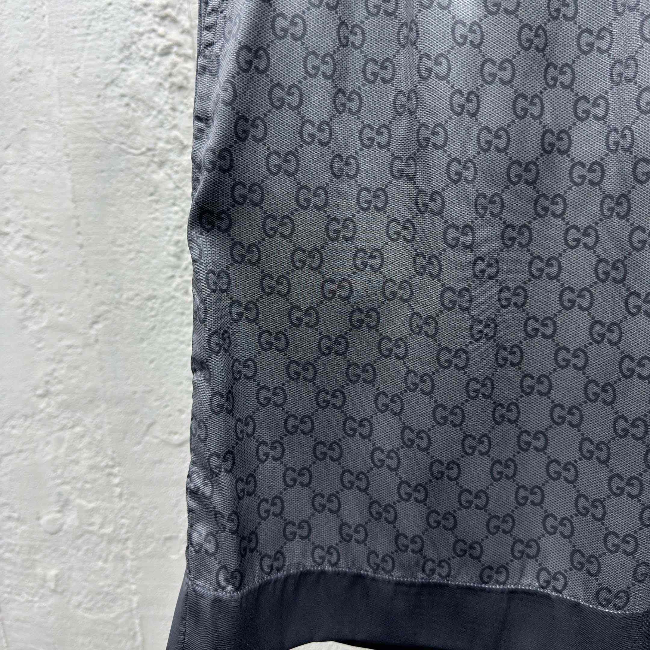 Gucci Printed Silk Twill Shorts - FashionPlug