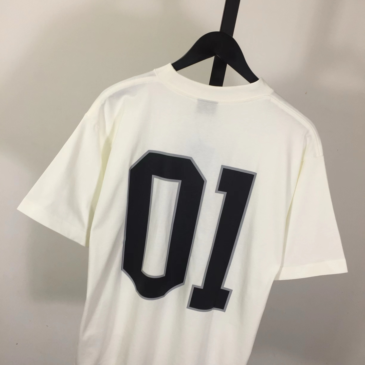 Balenciaga Basketball Series - Oversized T-Shirt In Off White - FashionPlug