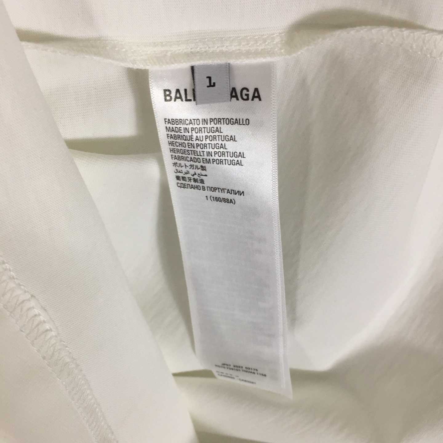 Balenciaga Basketball Series - Oversized T-Shirt In Off White - FashionPlug