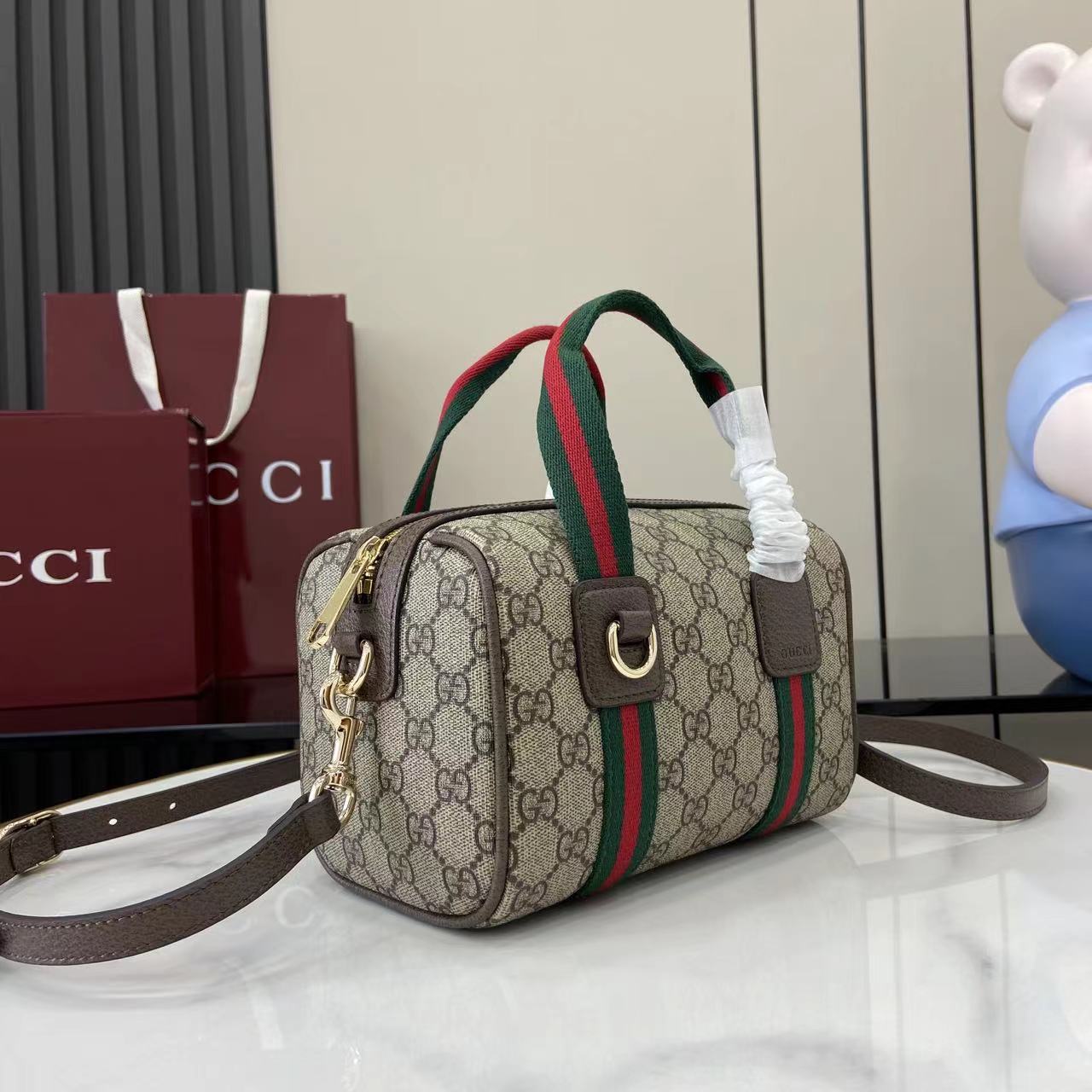 Gucci Mini GG Duffle Bag - FashionPlug