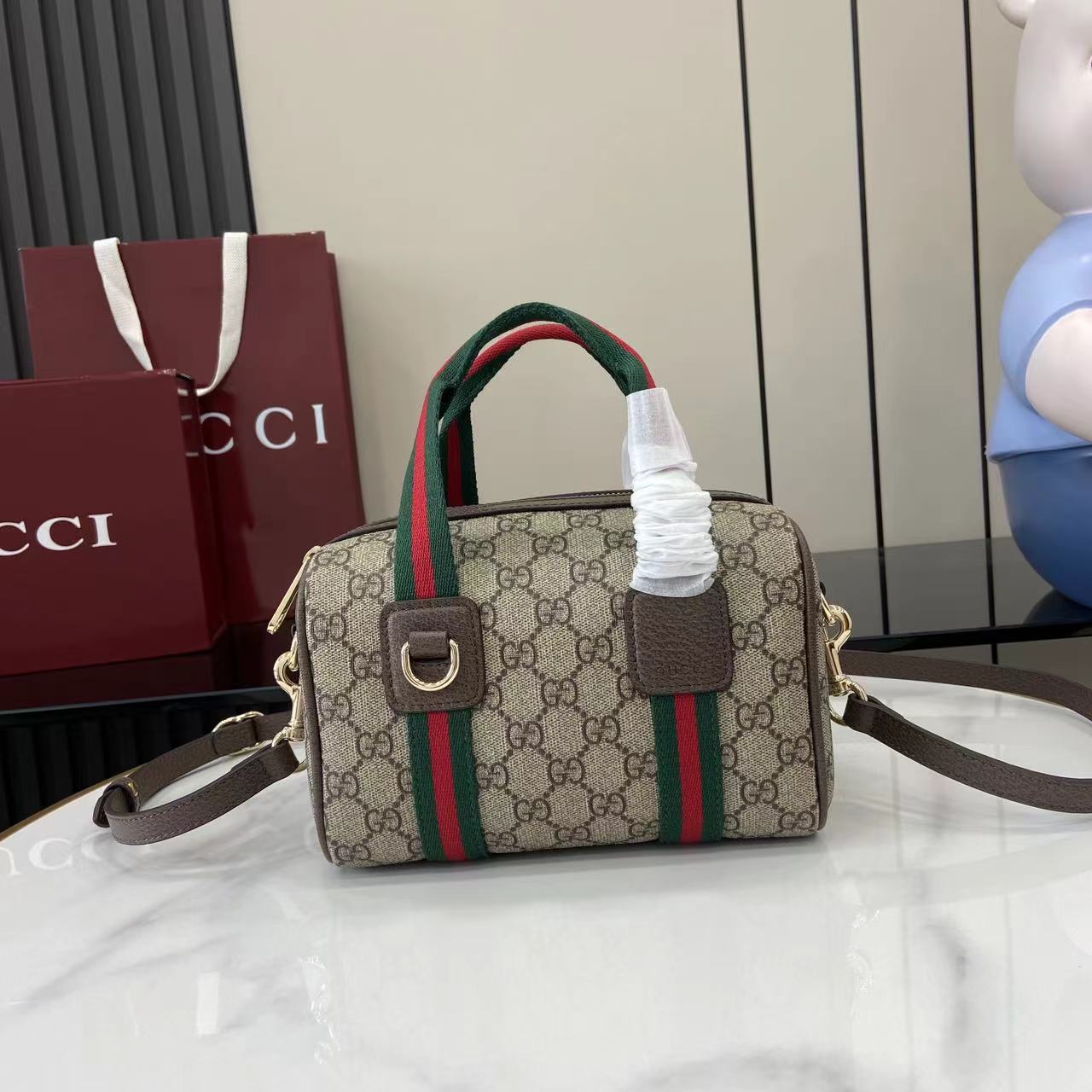 Gucci Mini GG Duffle Bag - FashionPlug