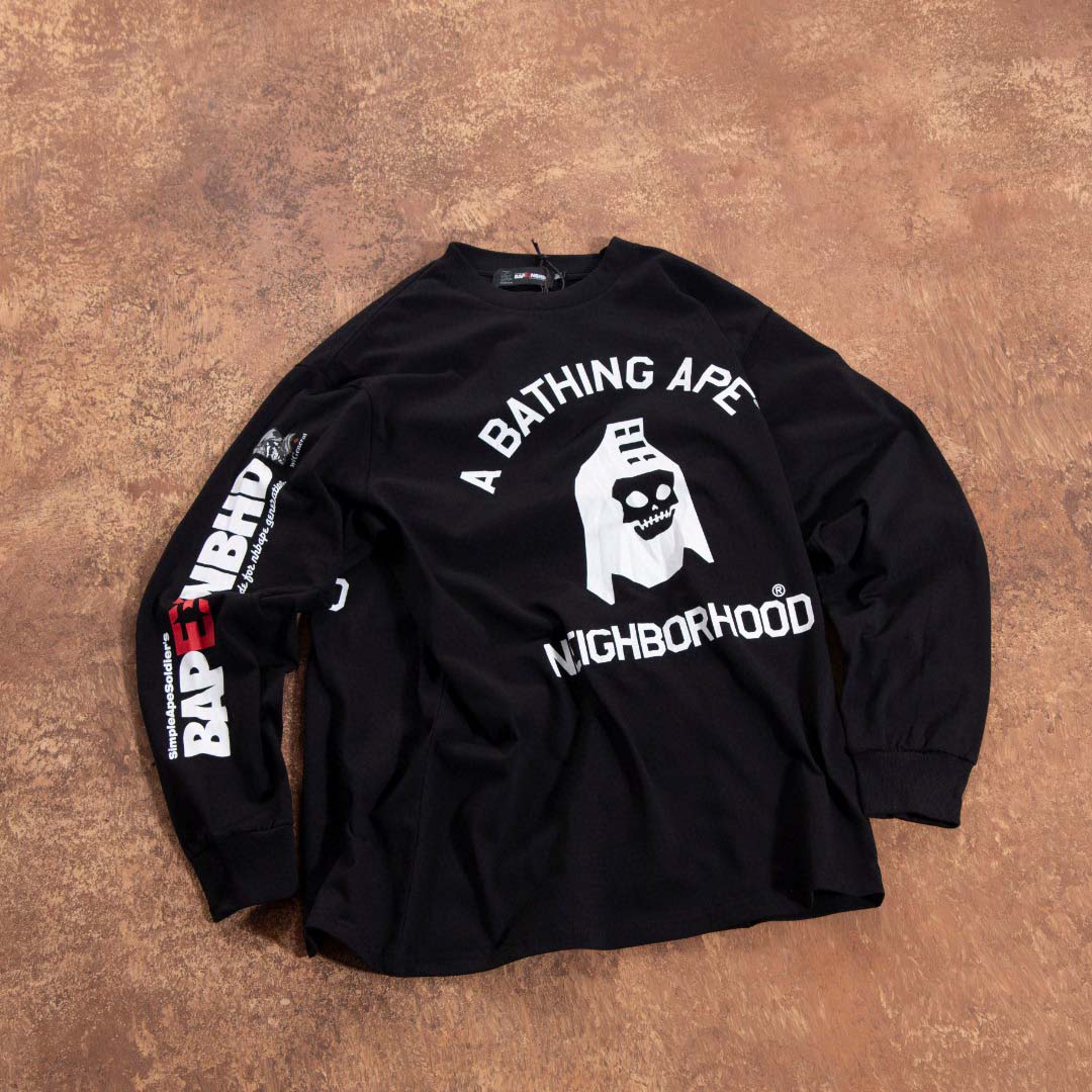 Bape x Nbhd L/S Tee - FashionPlug