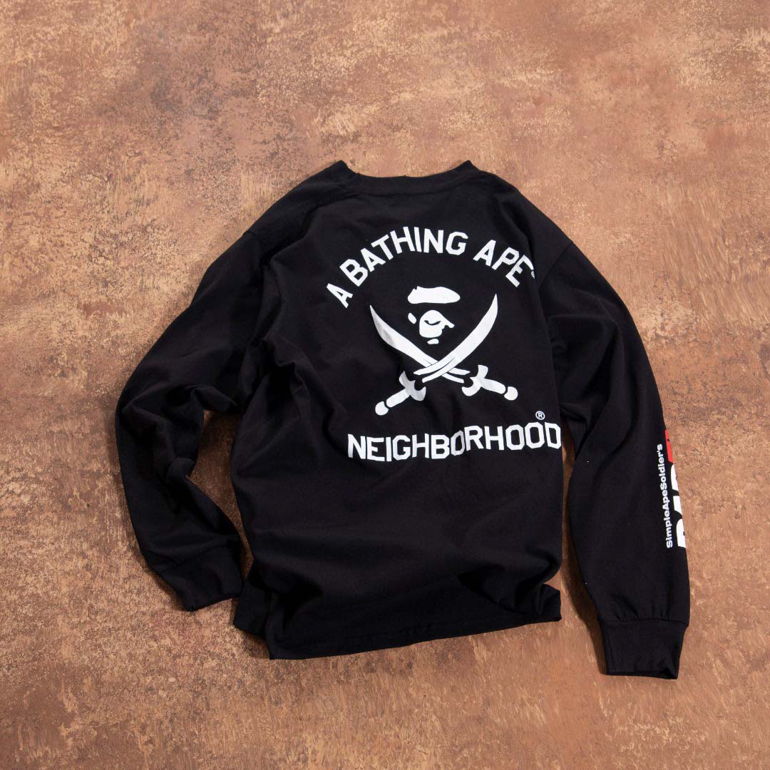 Bape x Nbhd L/S Tee - FashionPlug
