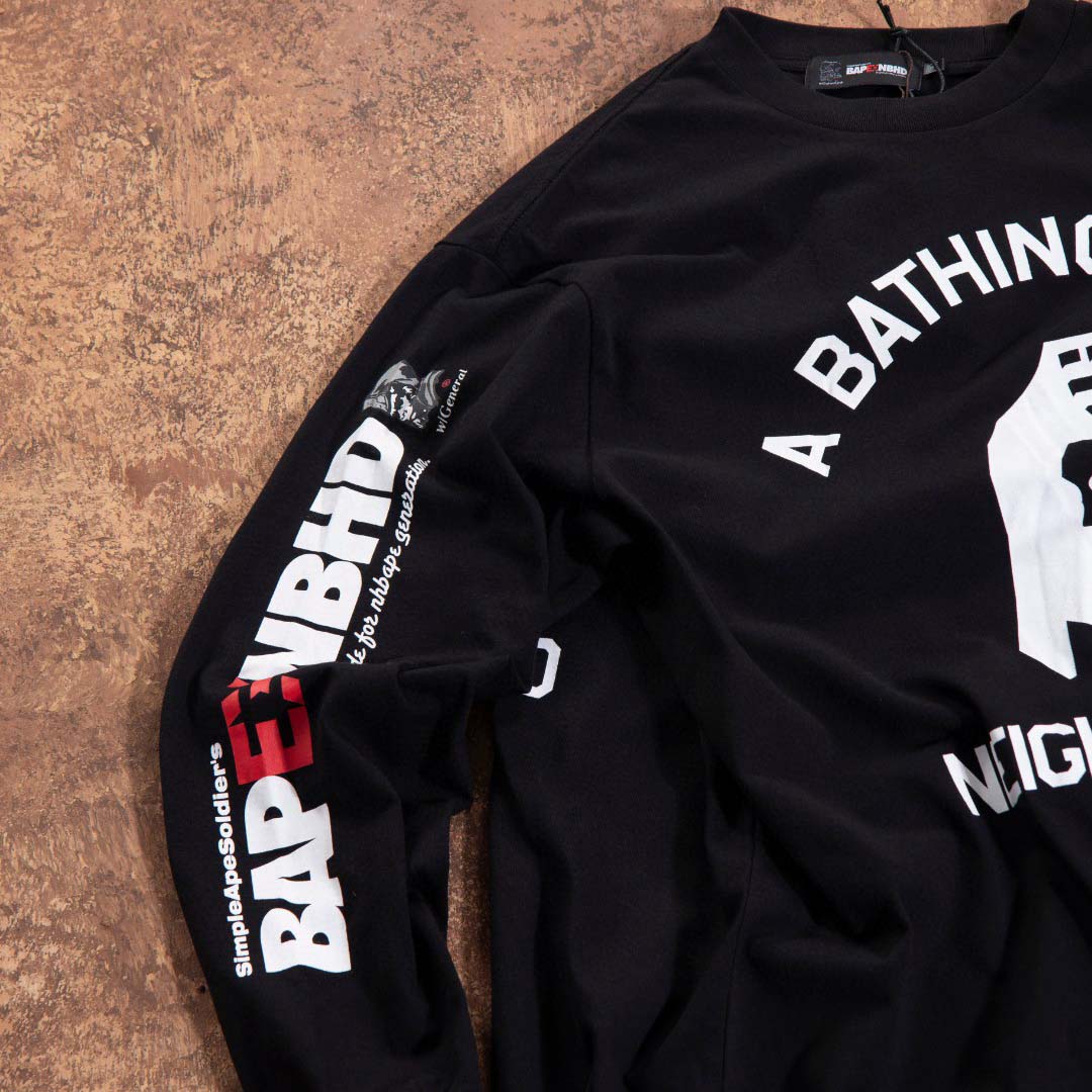 Bape x Nbhd L/S Tee - FashionPlug