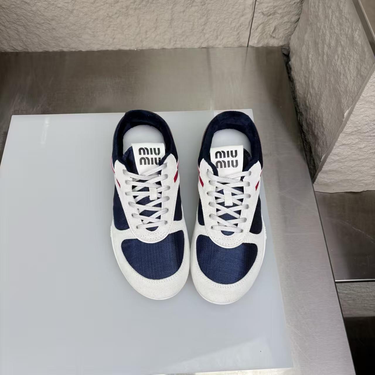 Miu Miu Gymnasium Sneakers - FashionPlug