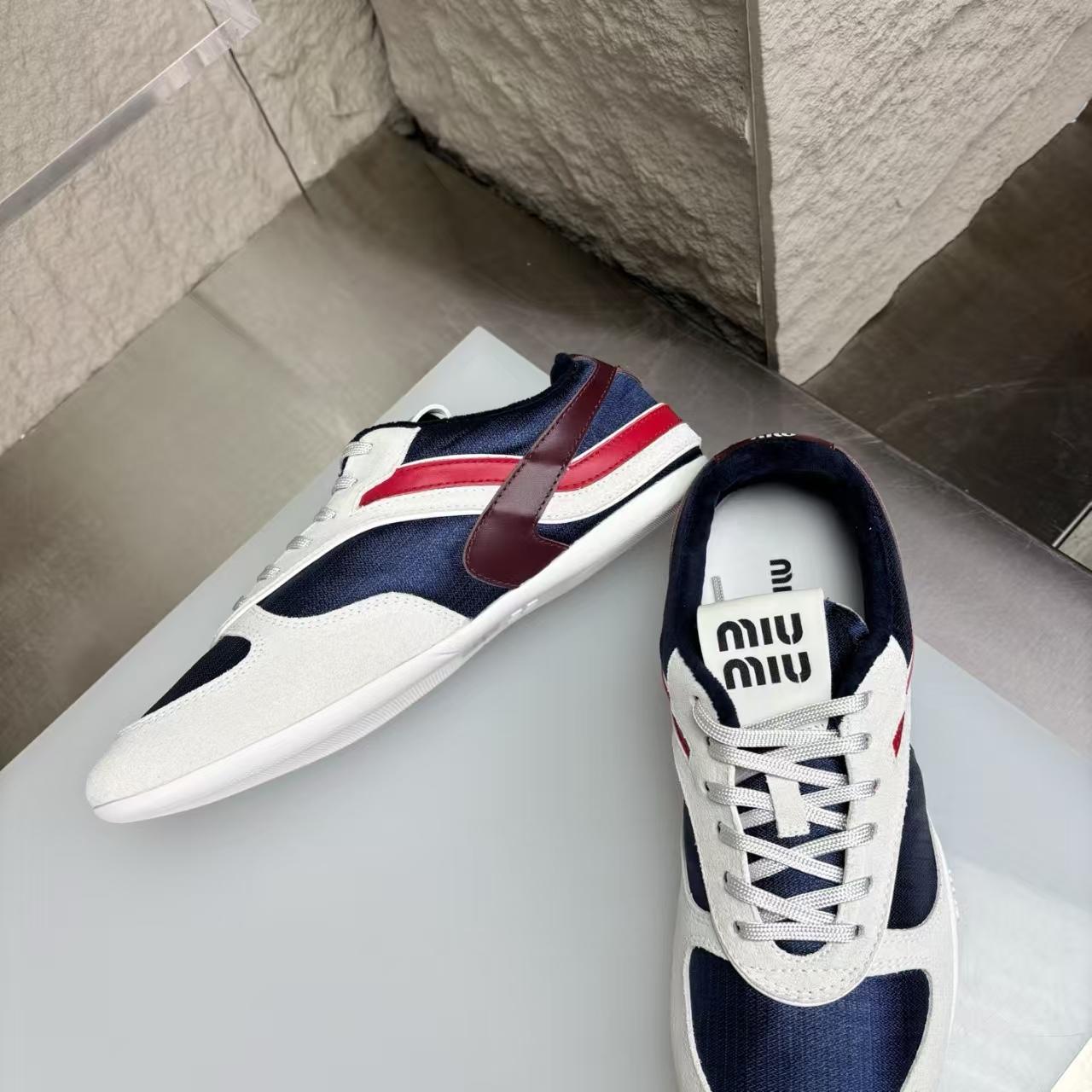 Miu Miu Gymnasium Sneakers - FashionPlug