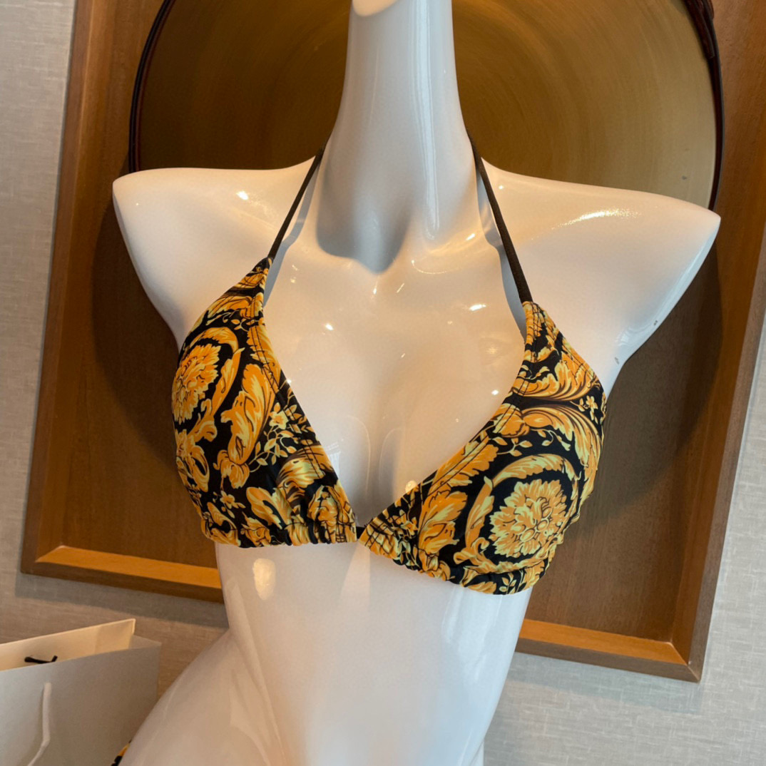 Dolce & Gabbana Barocco  Two-piece Swimsuit - FashionPlug