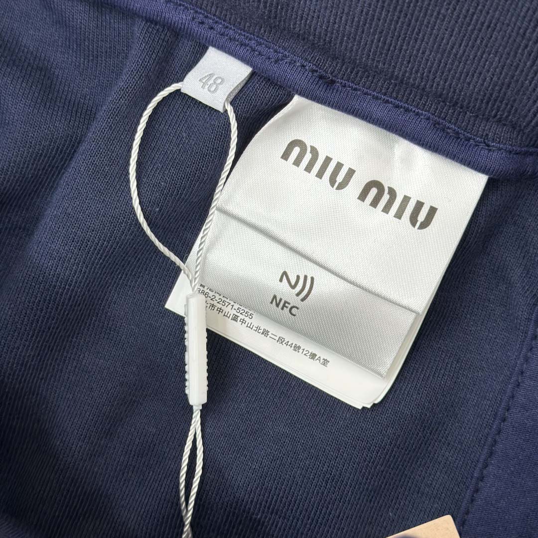 Miu Miu Bonded Piqué And Technical Jersey Bermudas - FashionPlug