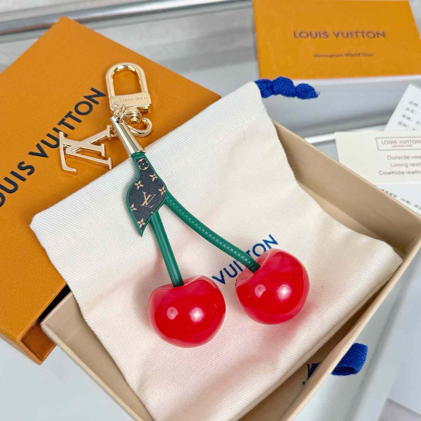 Louis Vuitton LV x TM Cerise Bag Charm   M02476 - FashionPlug