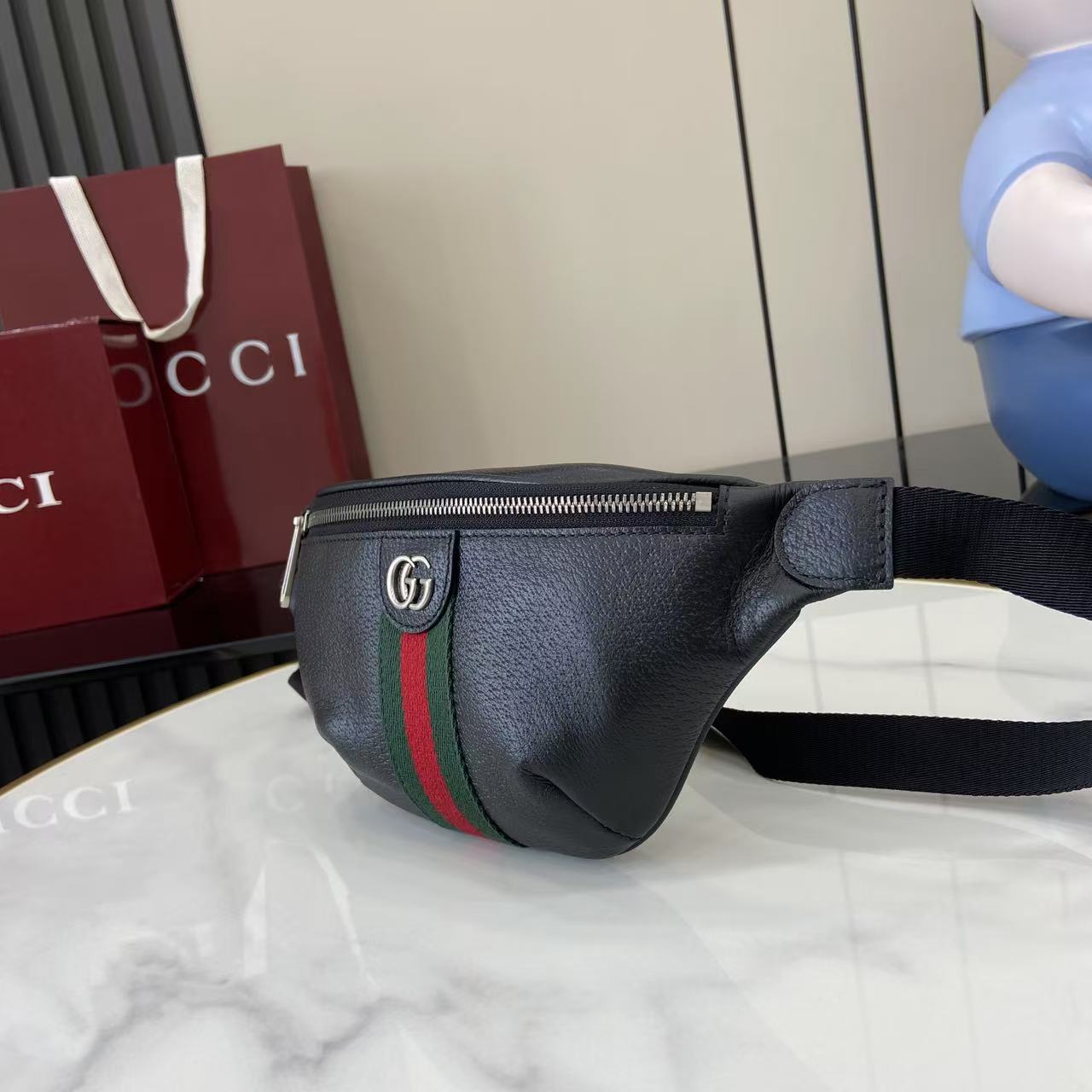 Gucci Ophidia Small Belt Bag - FashionPlug