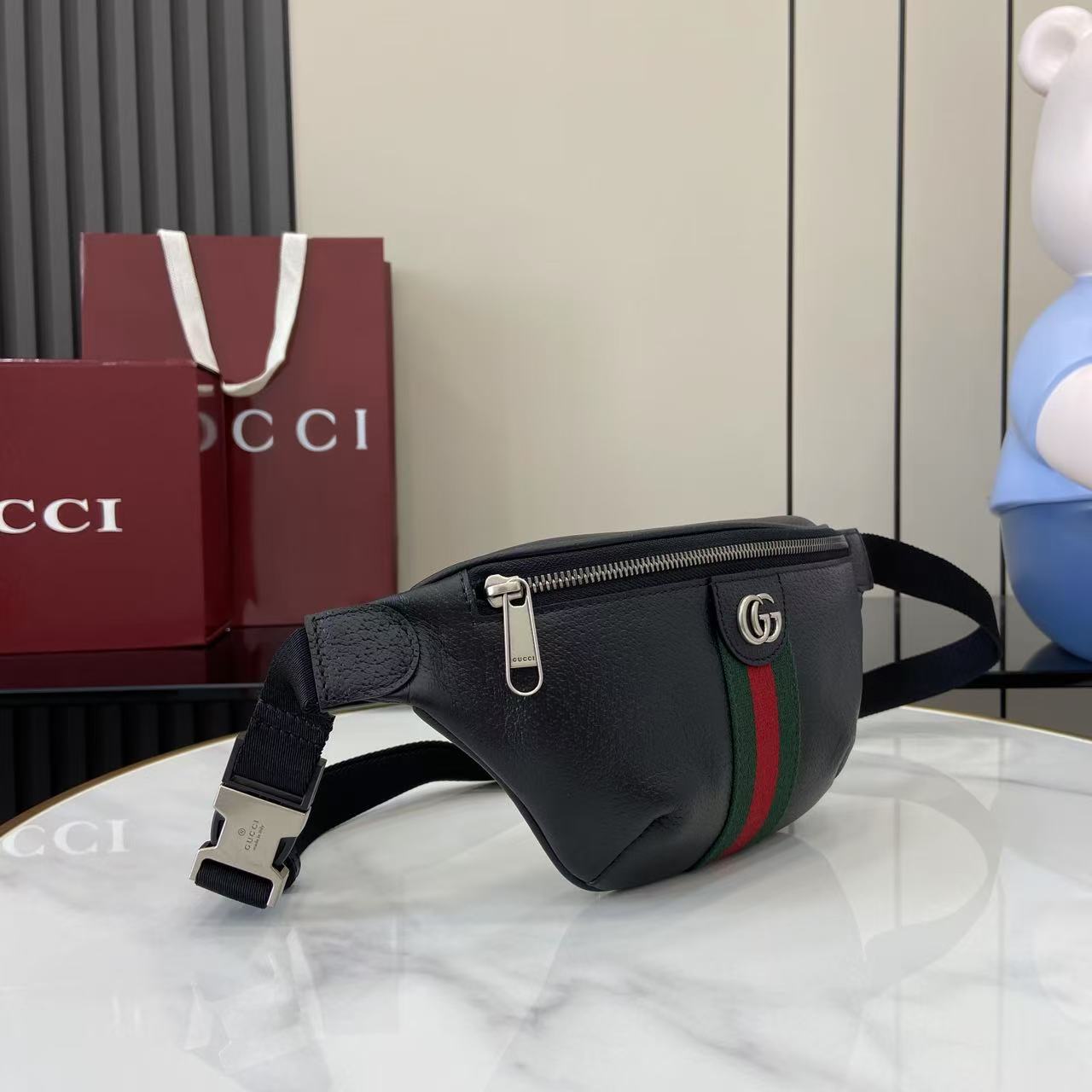 Gucci Ophidia Small Belt Bag - FashionPlug