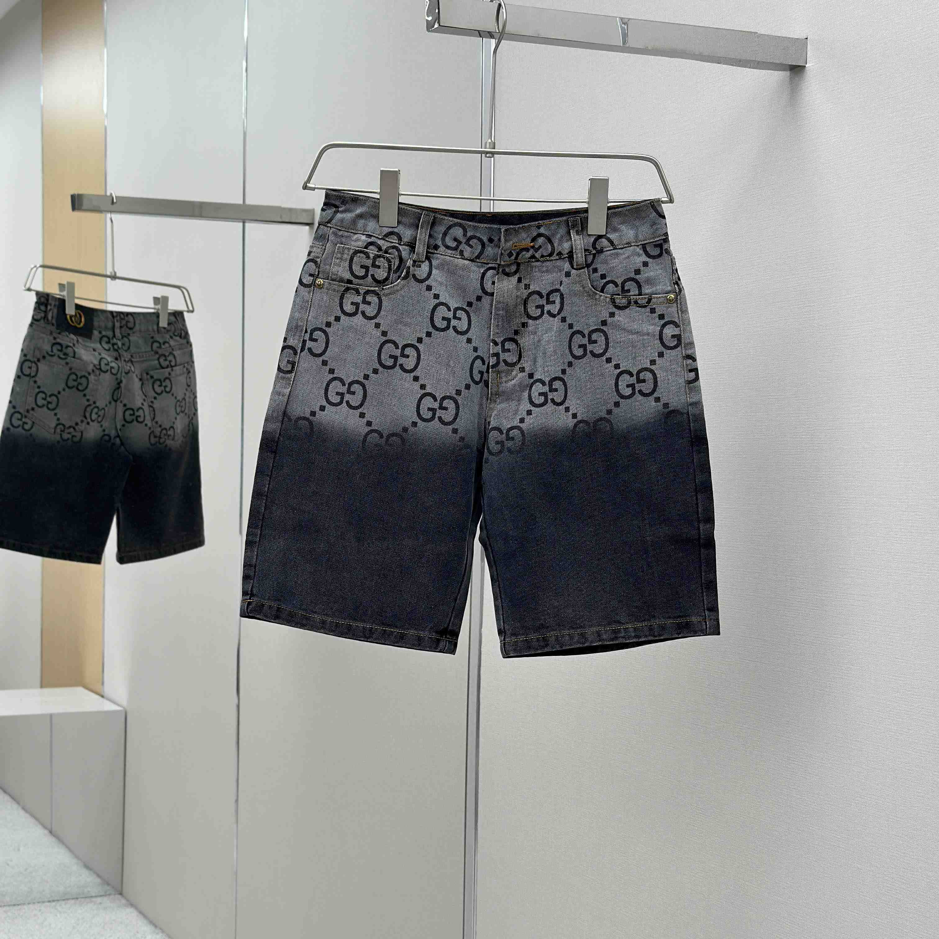 Gucci GG Denim Shorts - FashionPlug