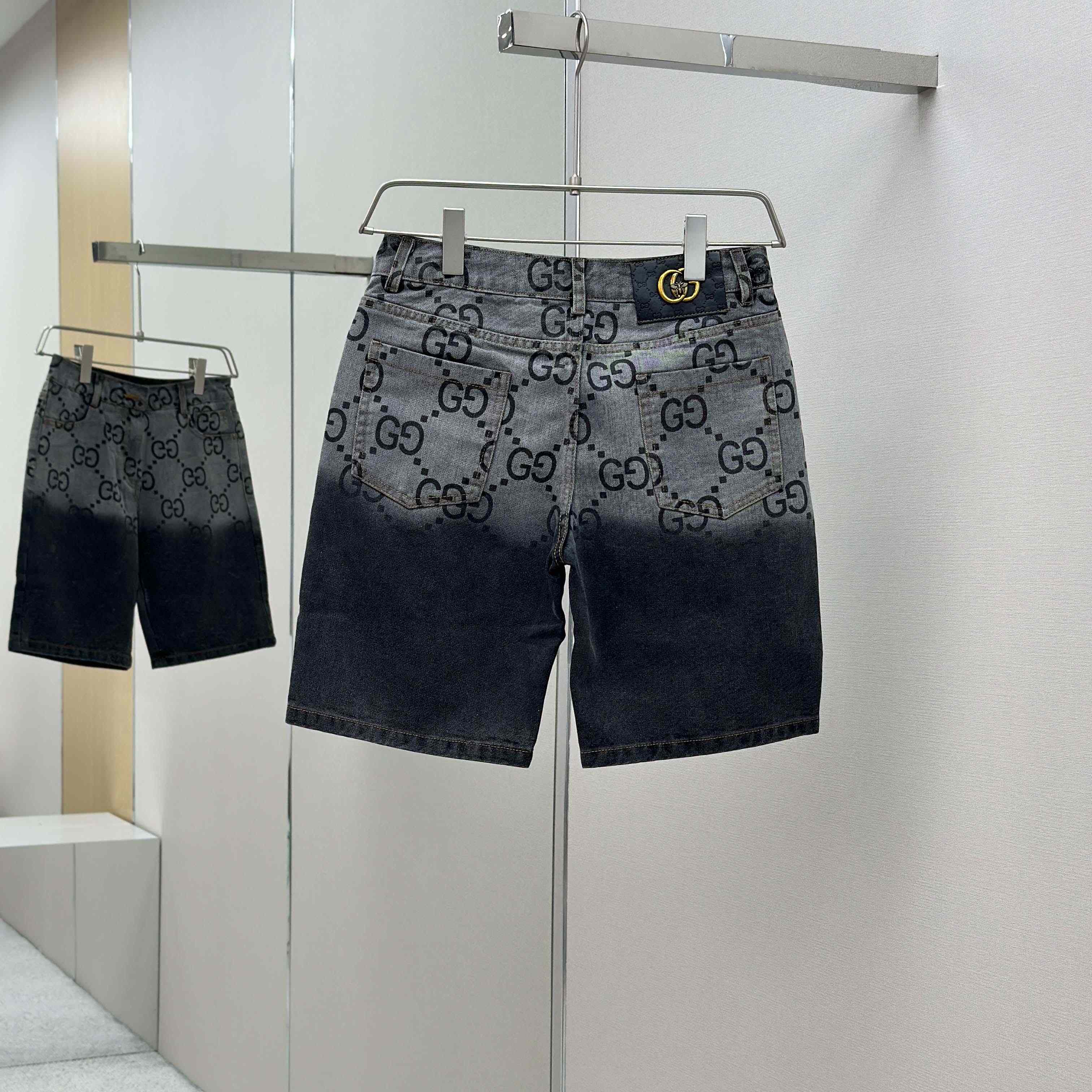 Gucci GG Denim Shorts - FashionPlug