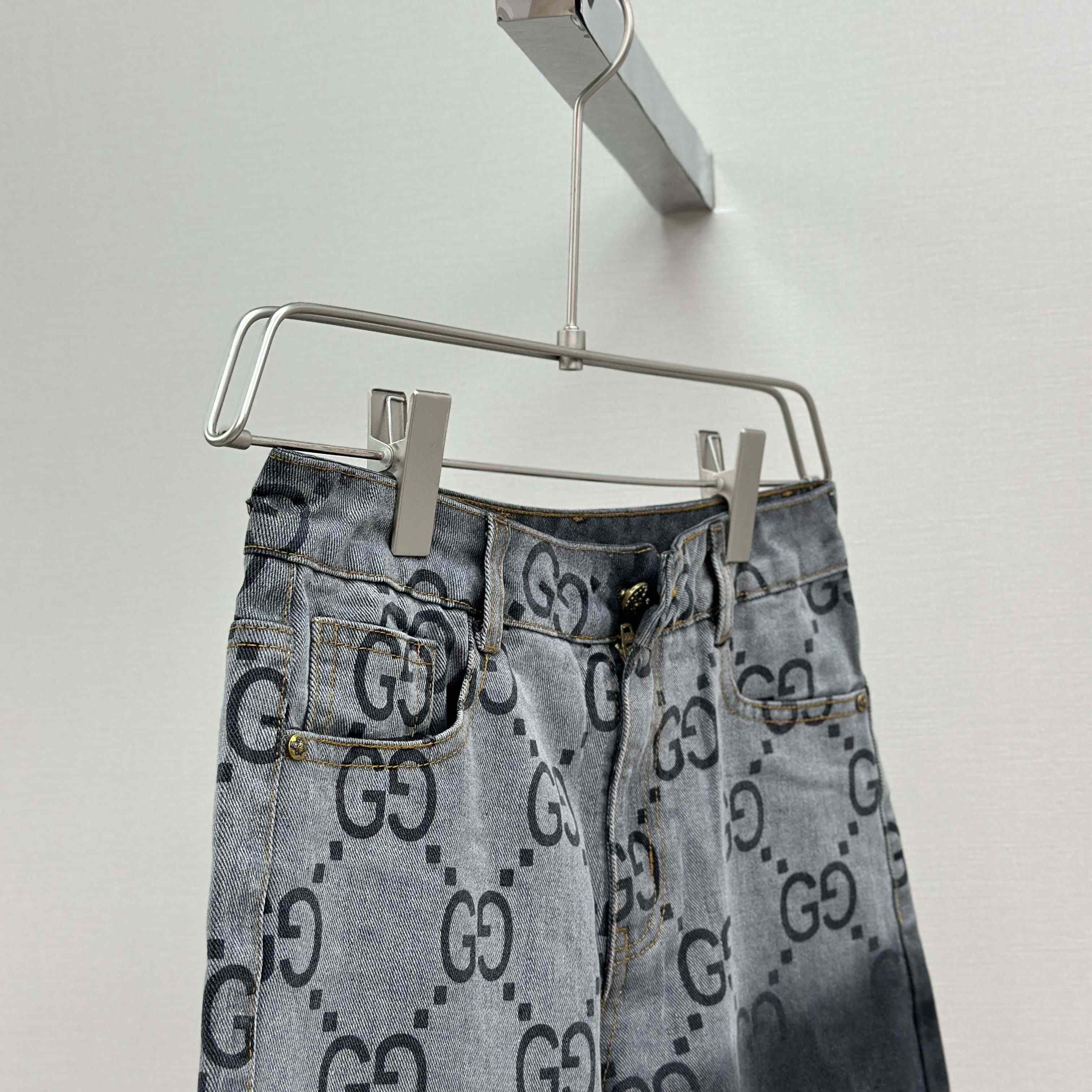 Gucci GG Denim Shorts - FashionPlug