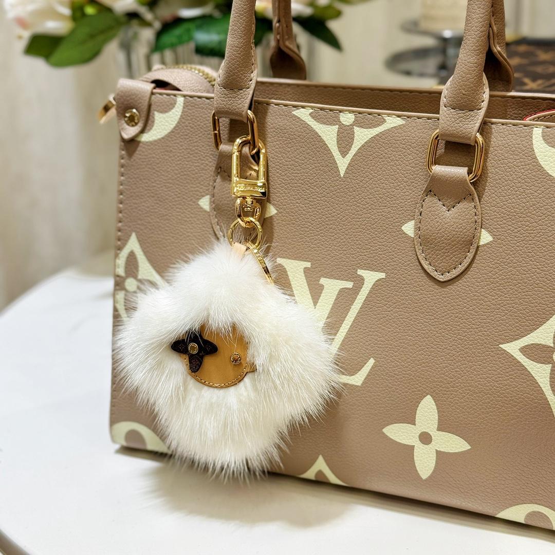 Louis Vuitton Vivienne Fur Key Holder   M02300 - FashionPlug