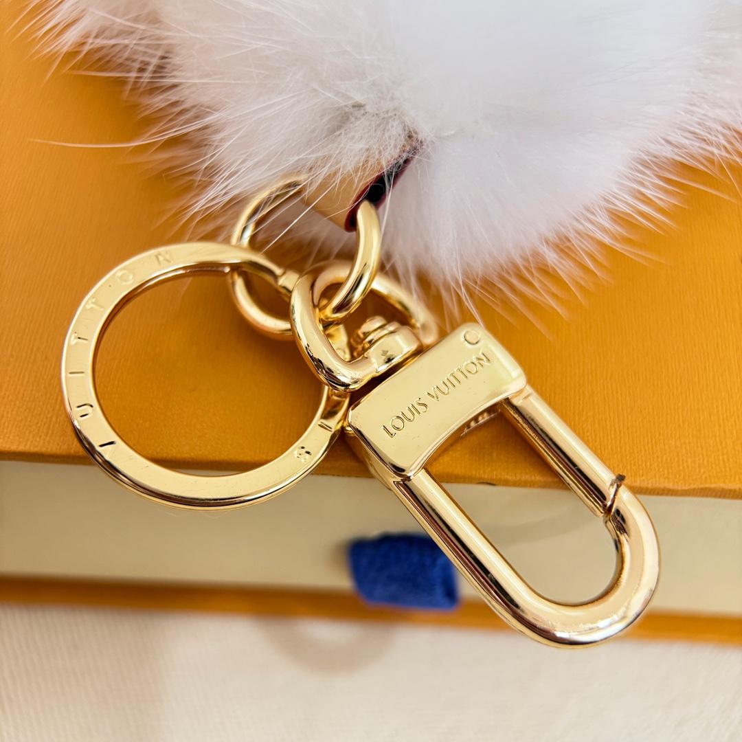 Louis Vuitton Vivienne Fur Key Holder   M02300 - FashionPlug