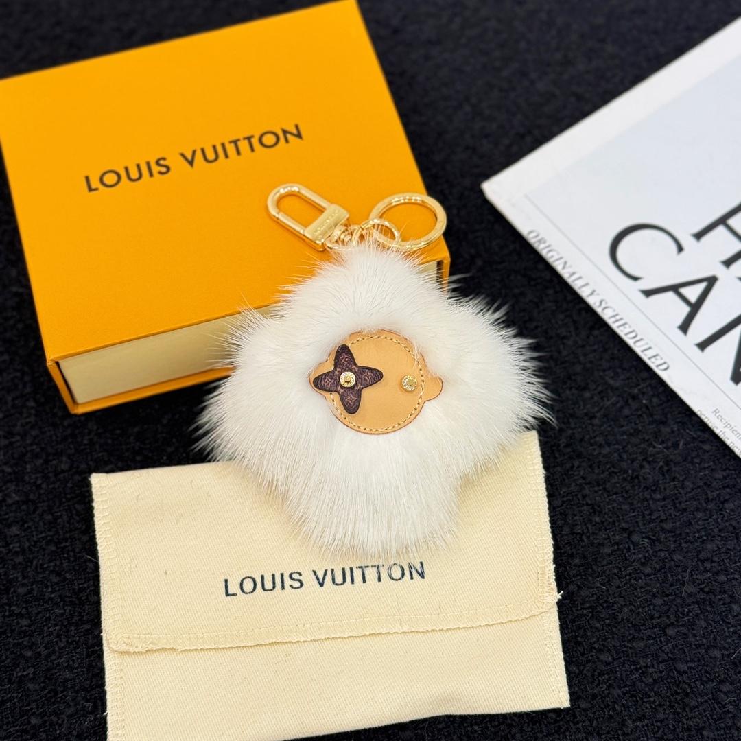Louis Vuitton Vivienne Fur Key Holder   M02300 - FashionPlug