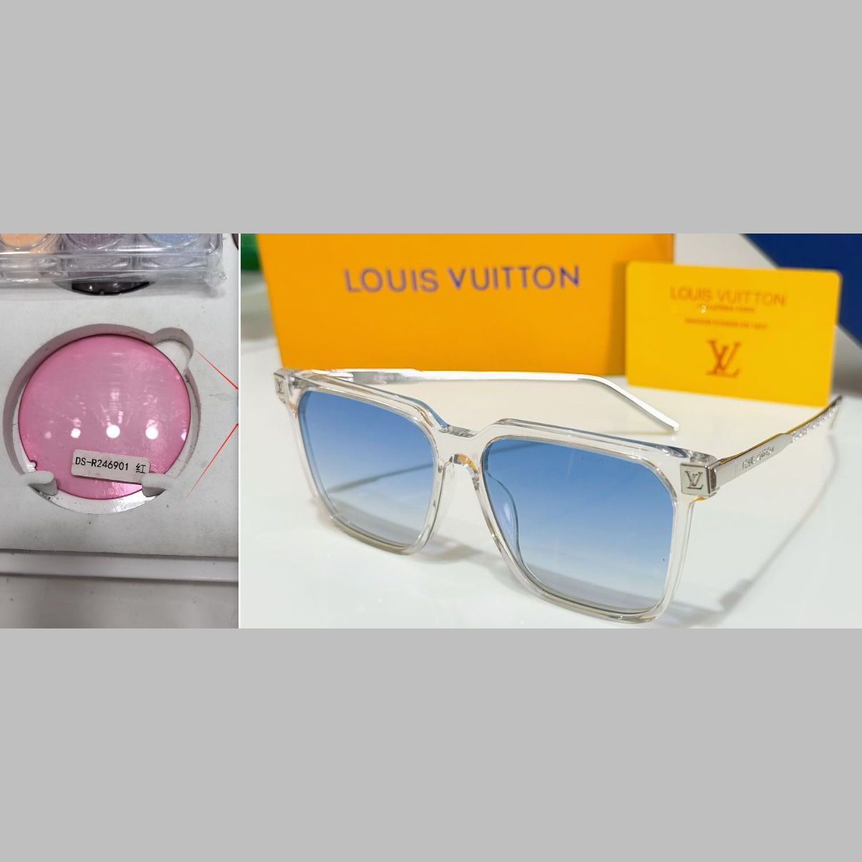 Louis Vuitton Sunglasses   （Custom Lenses） - FashionPlug
