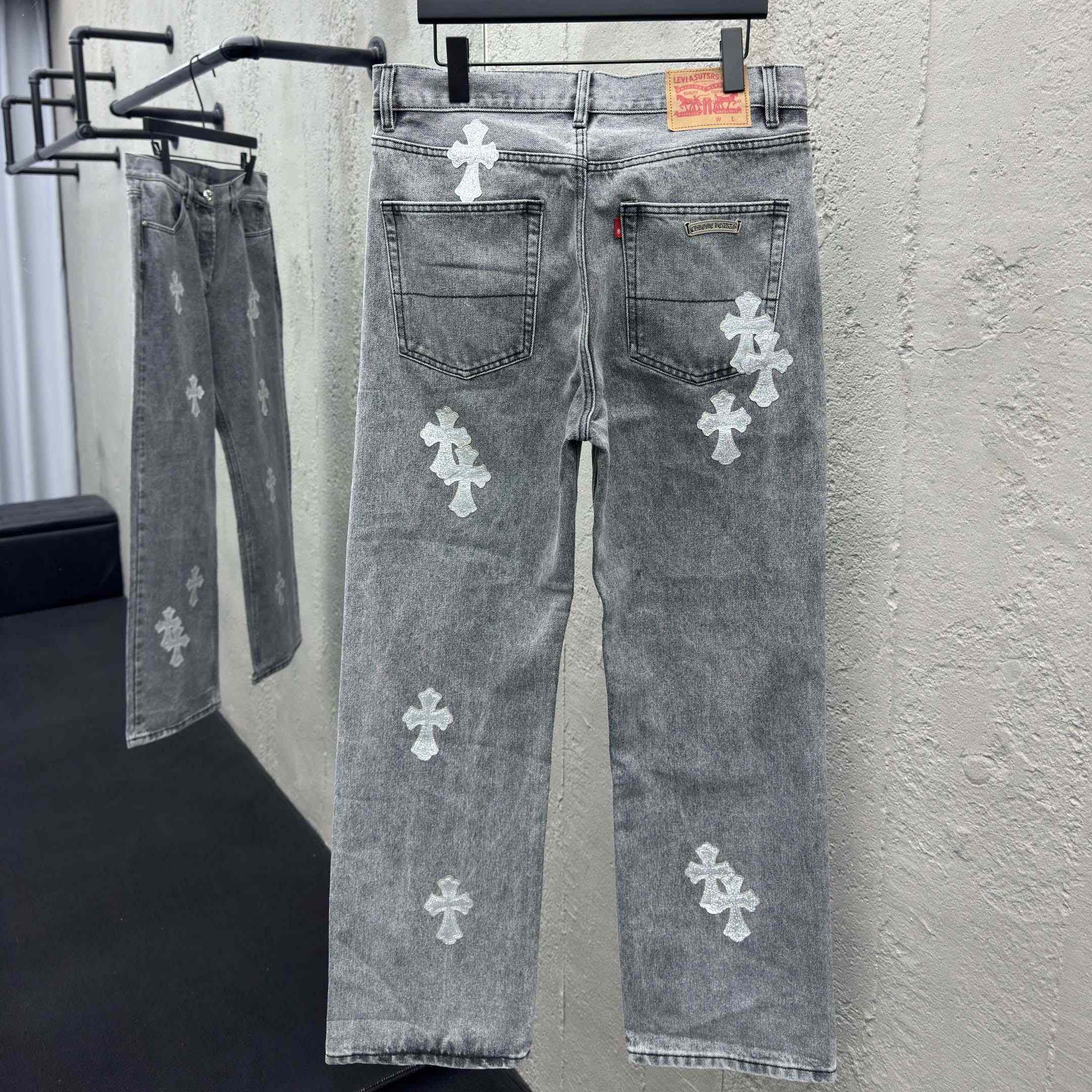 Chrome Hearts Jeans - FashionPlug