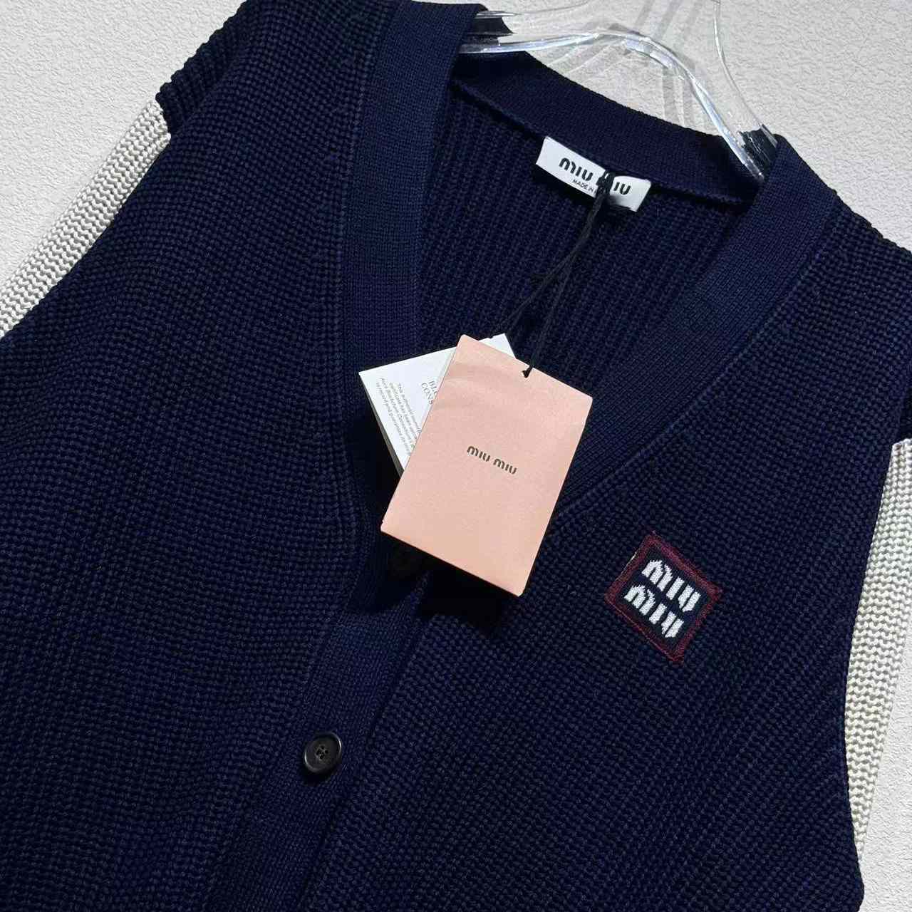 Miu Miu Wool and Cashmere Cardigan - FashionPlug