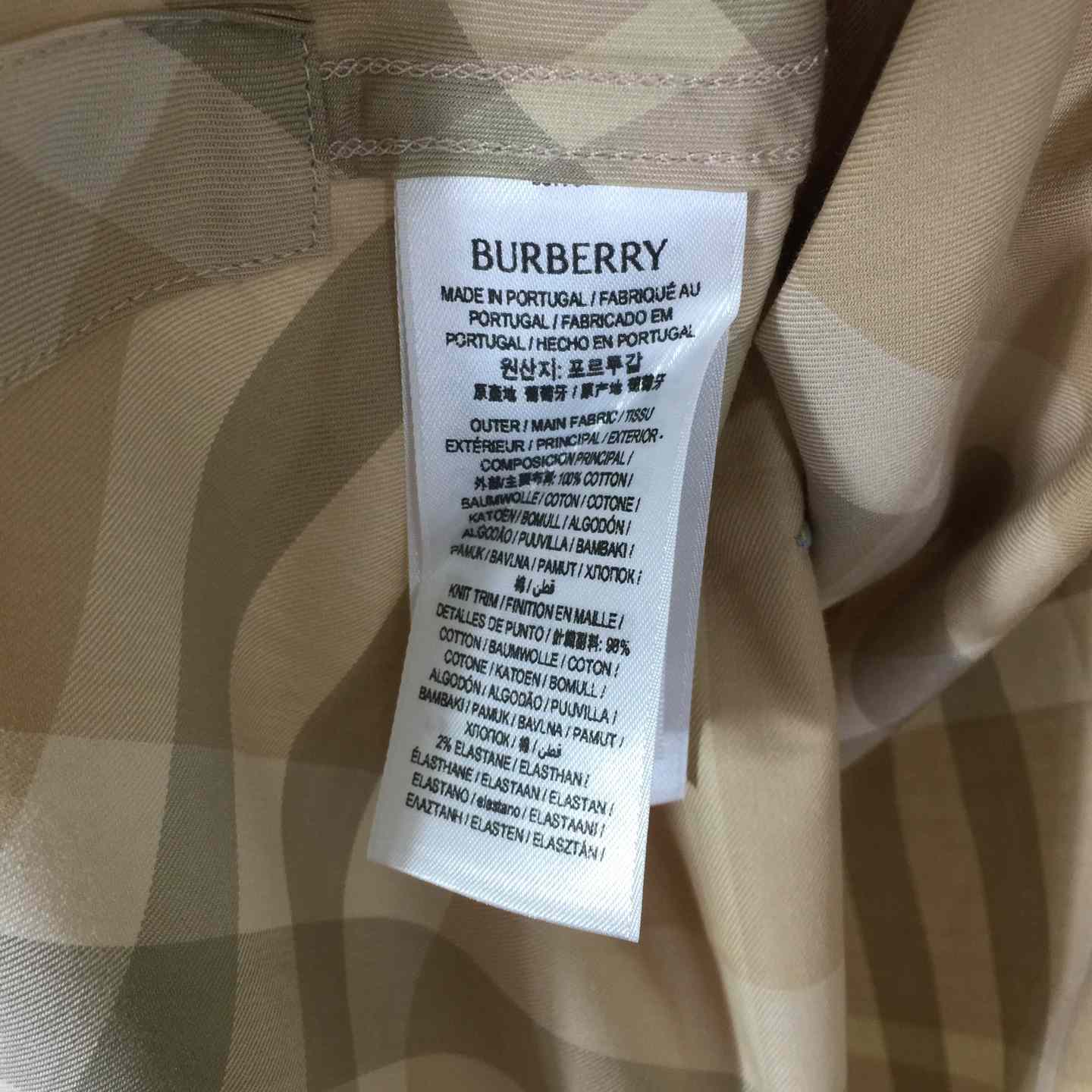 Burberry Men's Check cotton shirt - FashionPlug
