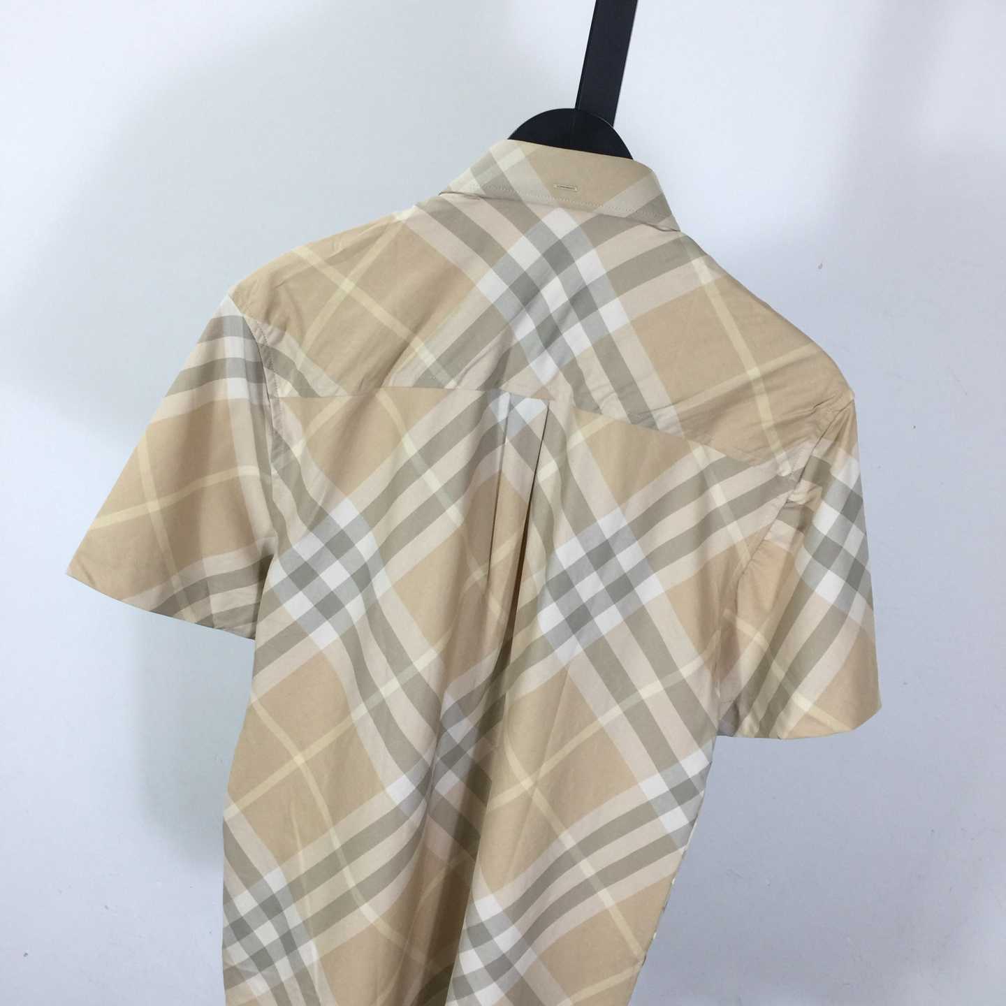 Burberry Men's Check cotton shirt - FashionPlug