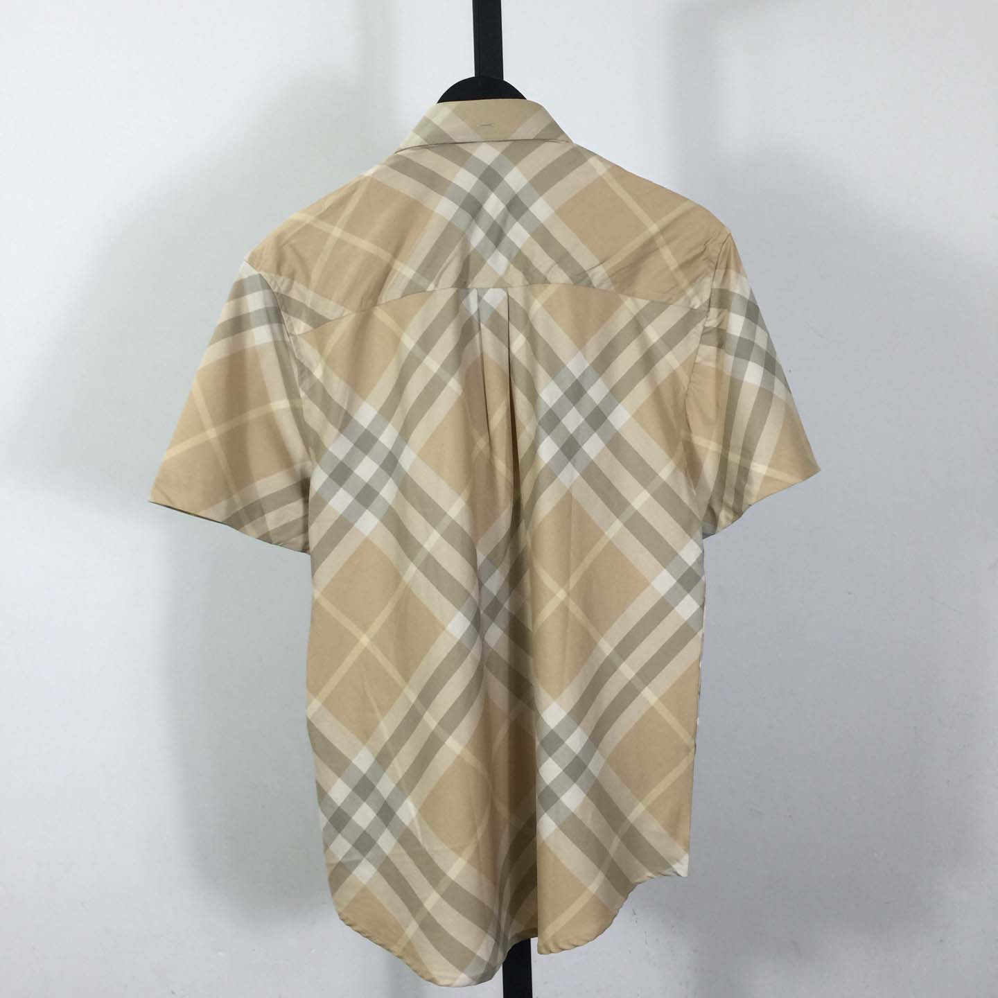 Burberry Men's Check cotton shirt - FashionPlug