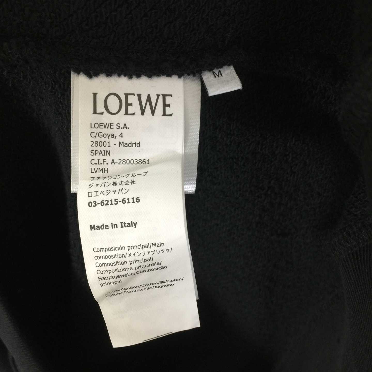 Loewe Relaxed Fit Hoodie In Cotton - FashionPlug
