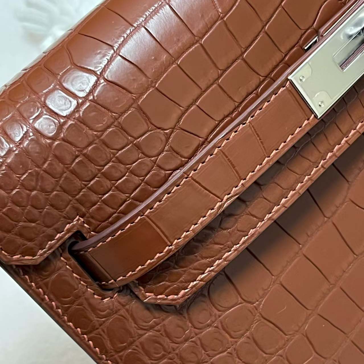 Hermes Kelly Depeche Malachite 25cm - FashionPlug