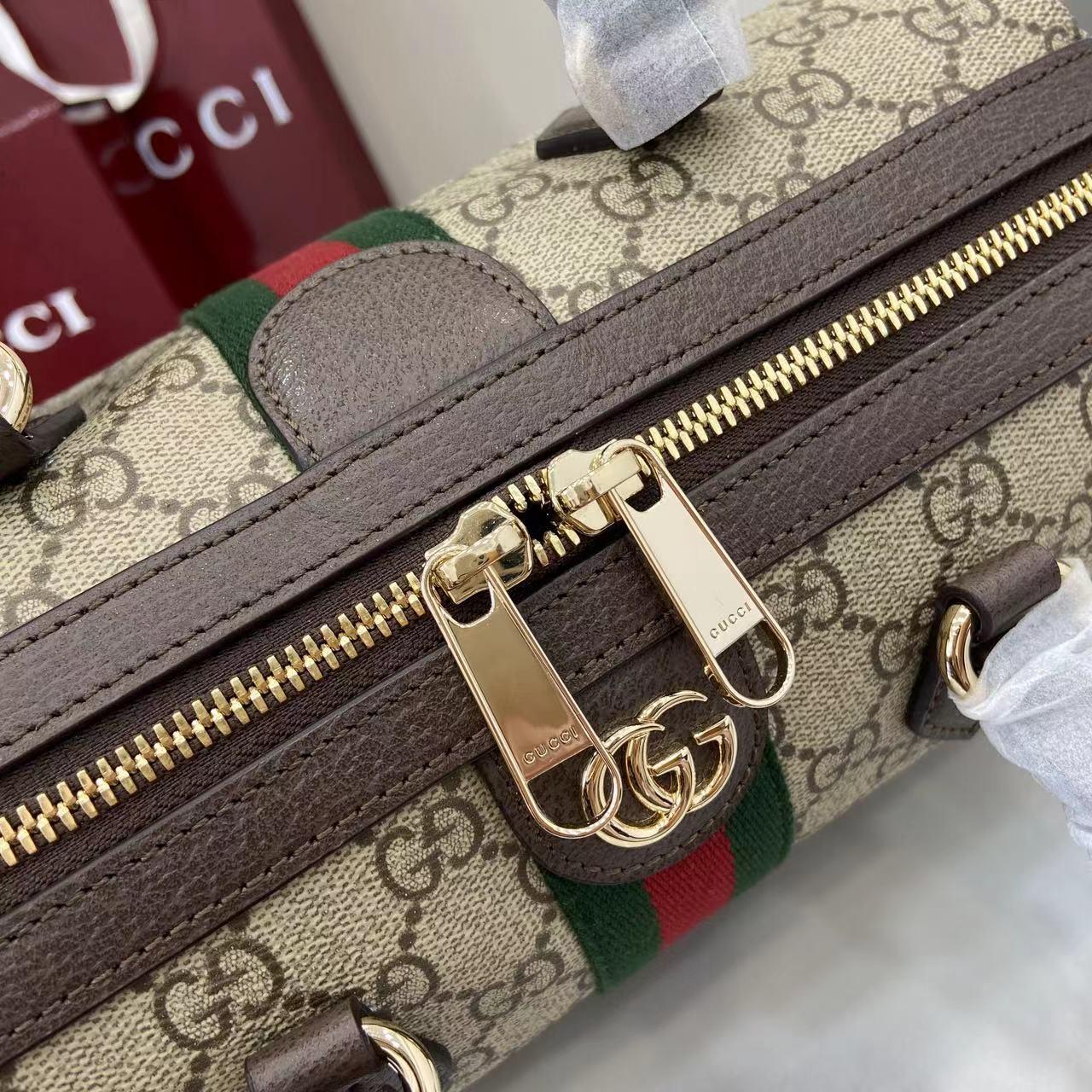 Gucci Ophidia Medium Boston Bag - FashionPlug