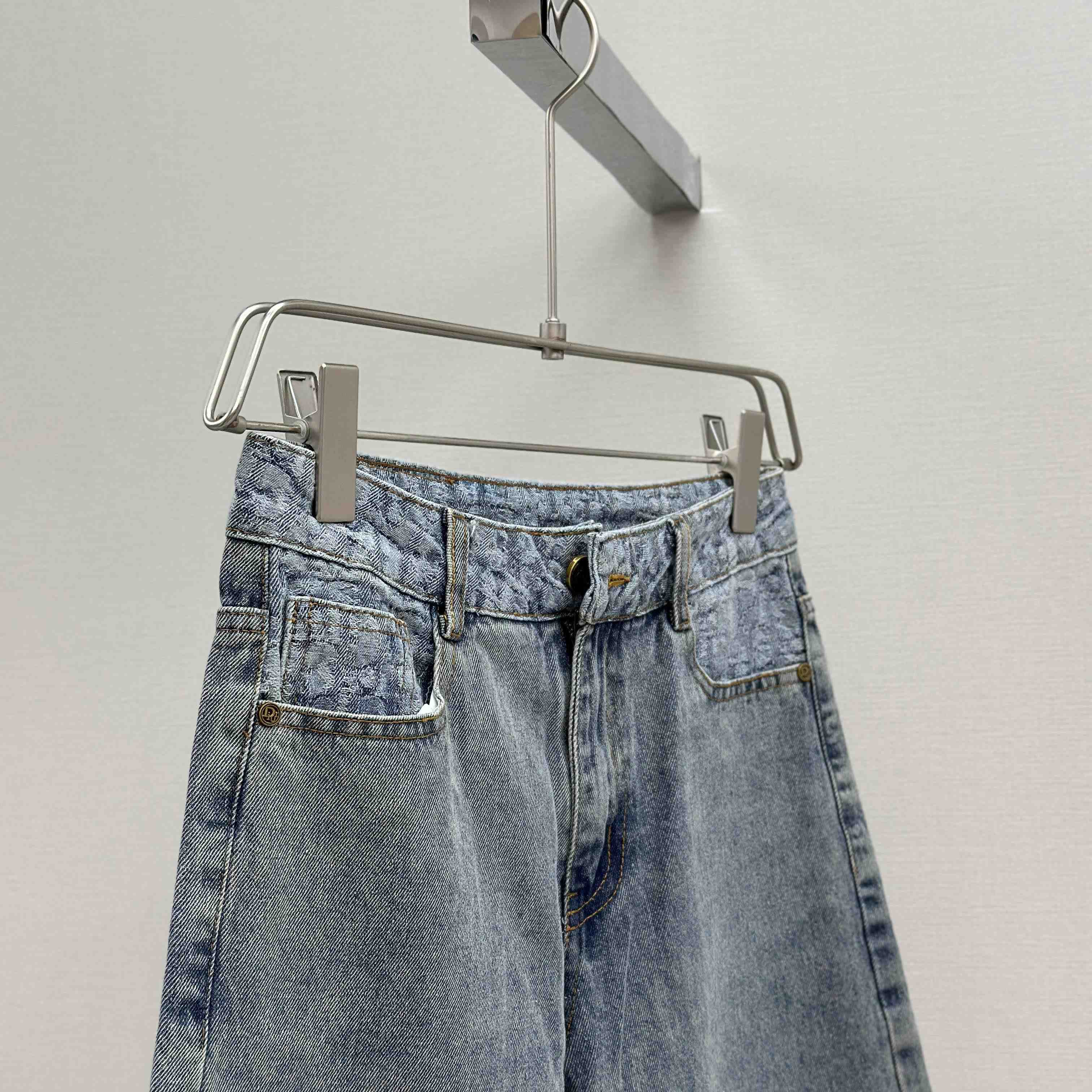Dior Oblique Denim Shorts - FashionPlug