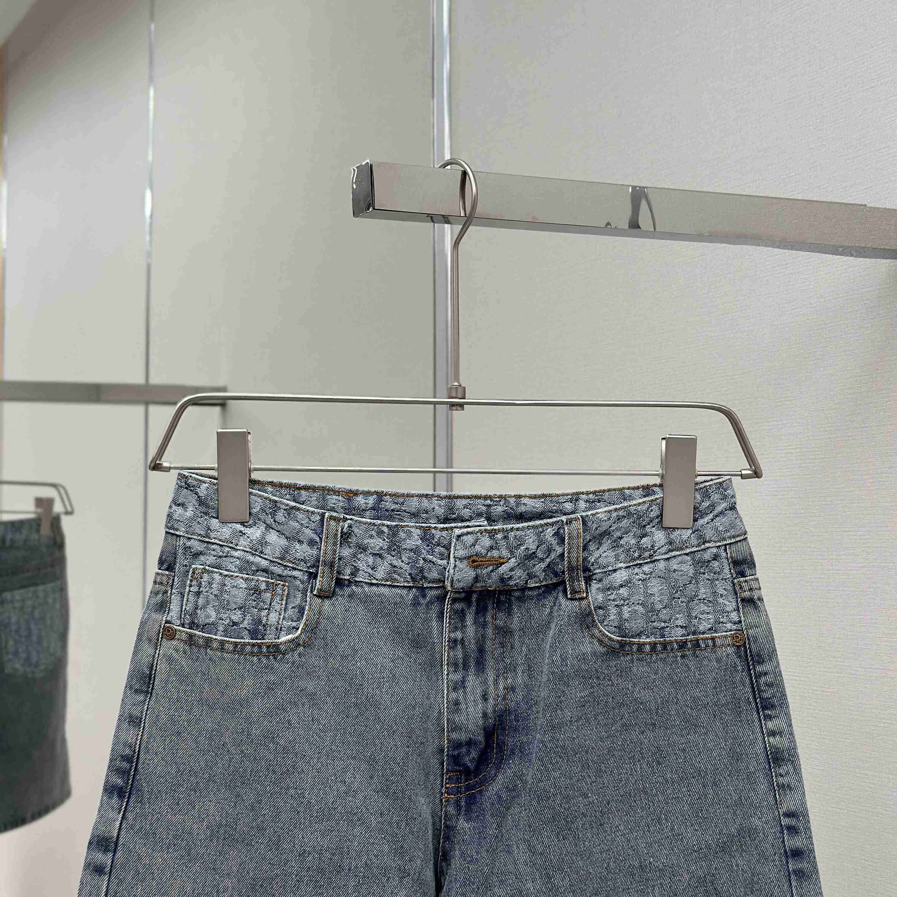 Dior Oblique Denim Shorts - FashionPlug