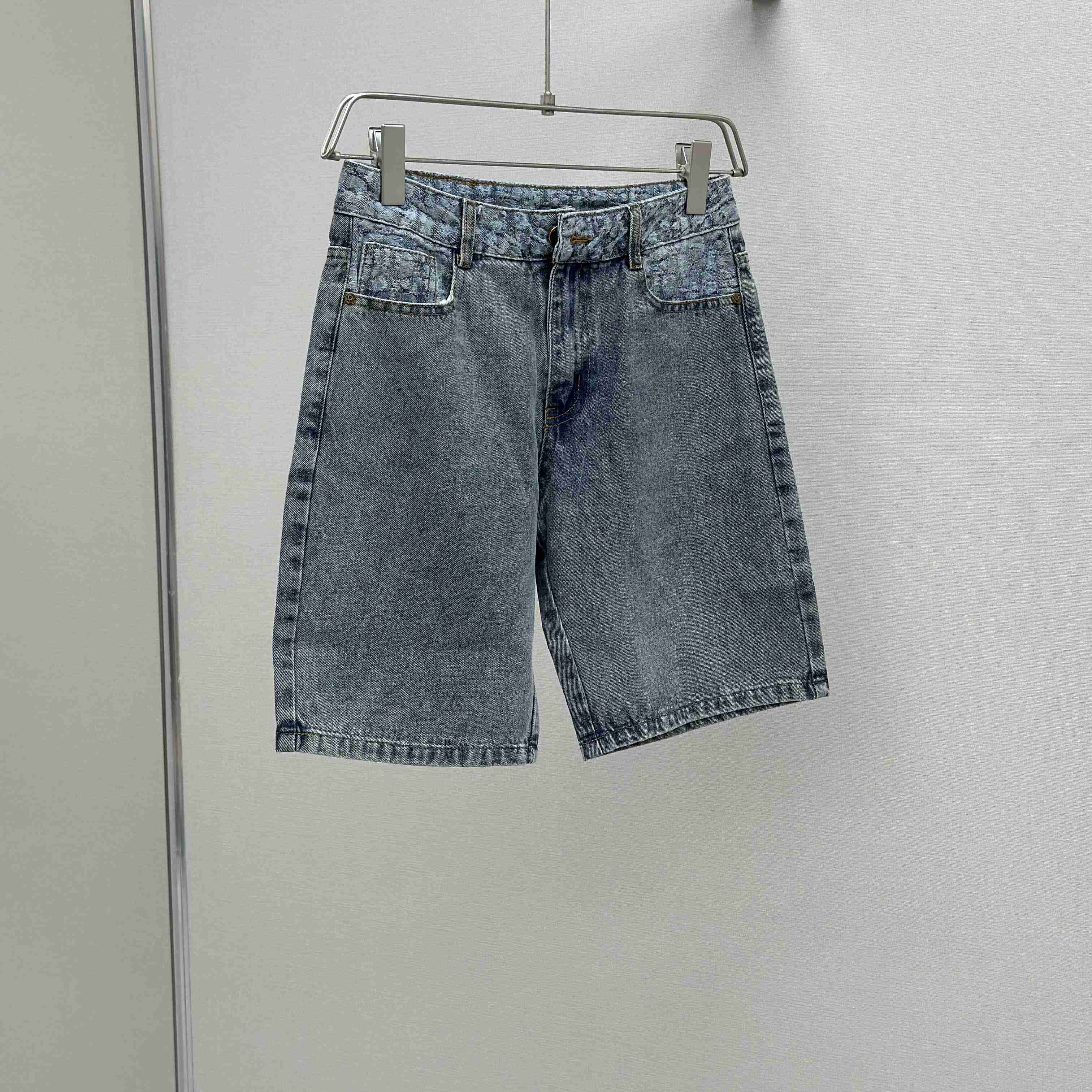 Dior Oblique Denim Shorts - FashionPlug