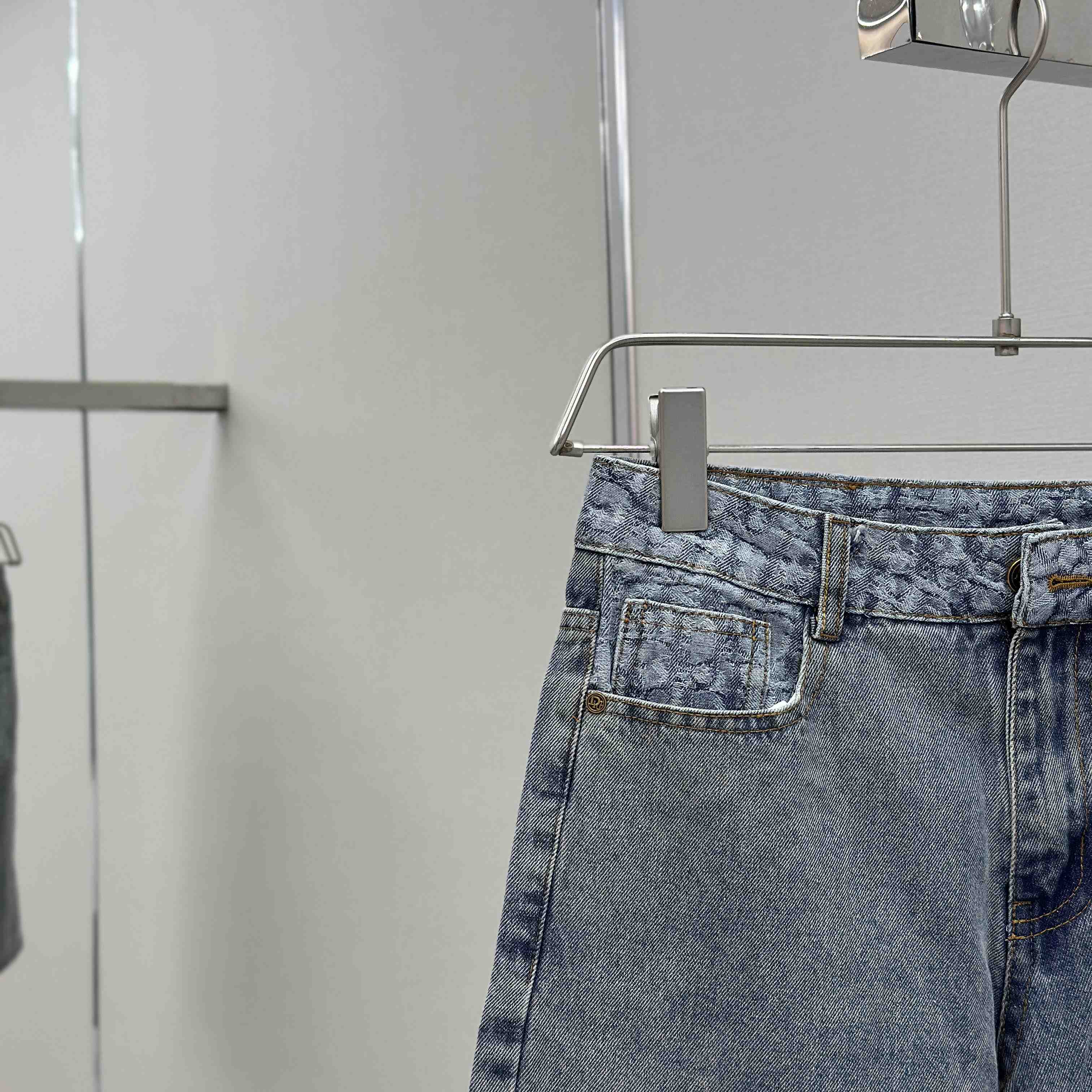 Dior Oblique Denim Shorts - FashionPlug