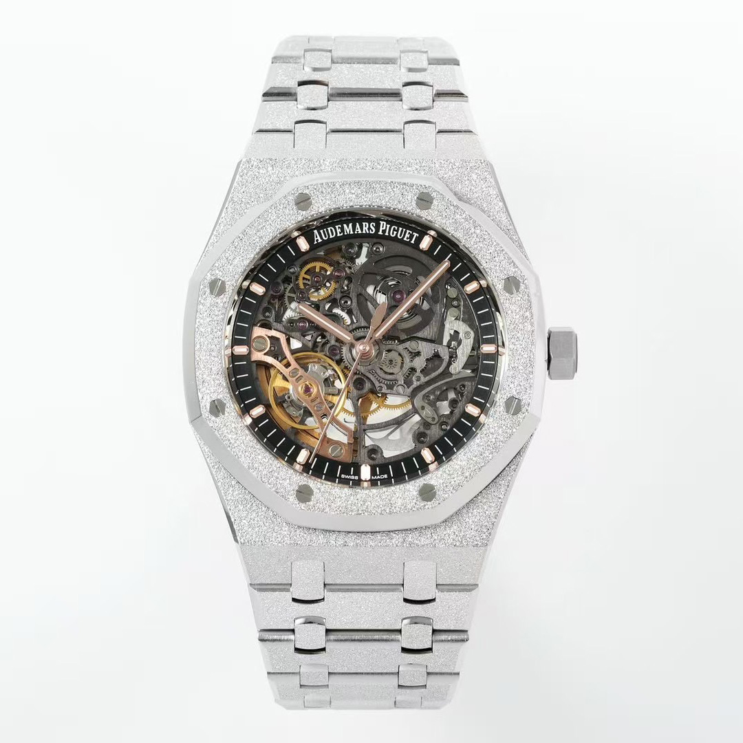 Audemars Piguet Royal Oak Double Balance Wheel Frosted Gold - FashionPlug