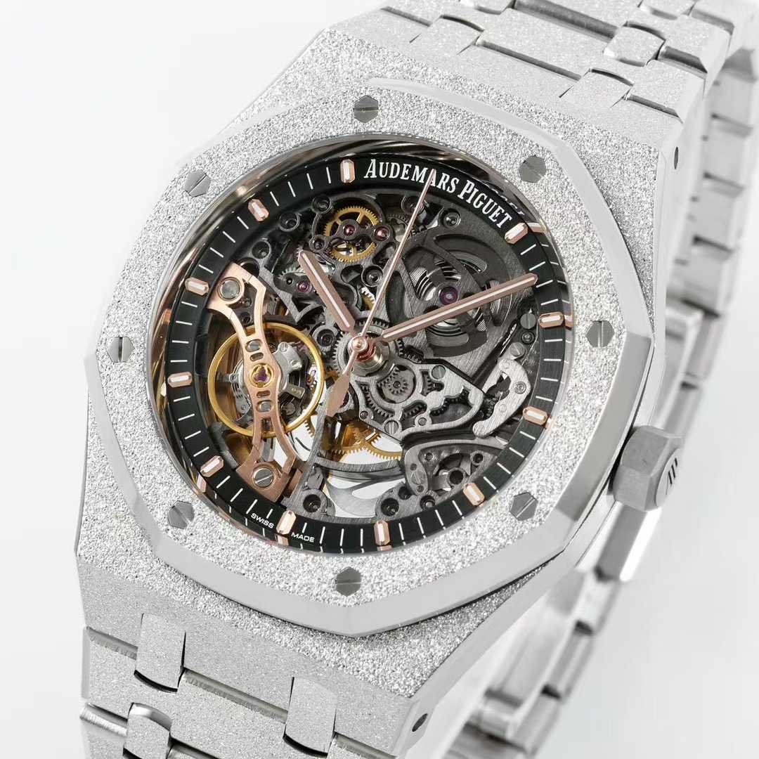 Audemars Piguet Royal Oak Double Balance Wheel Frosted Gold - FashionPlug