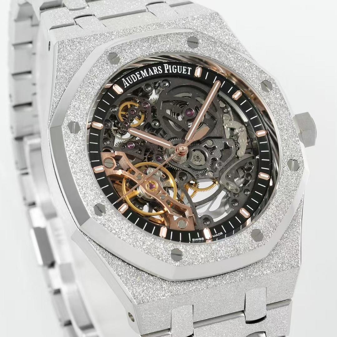 Audemars Piguet Royal Oak Double Balance Wheel Frosted Gold - FashionPlug