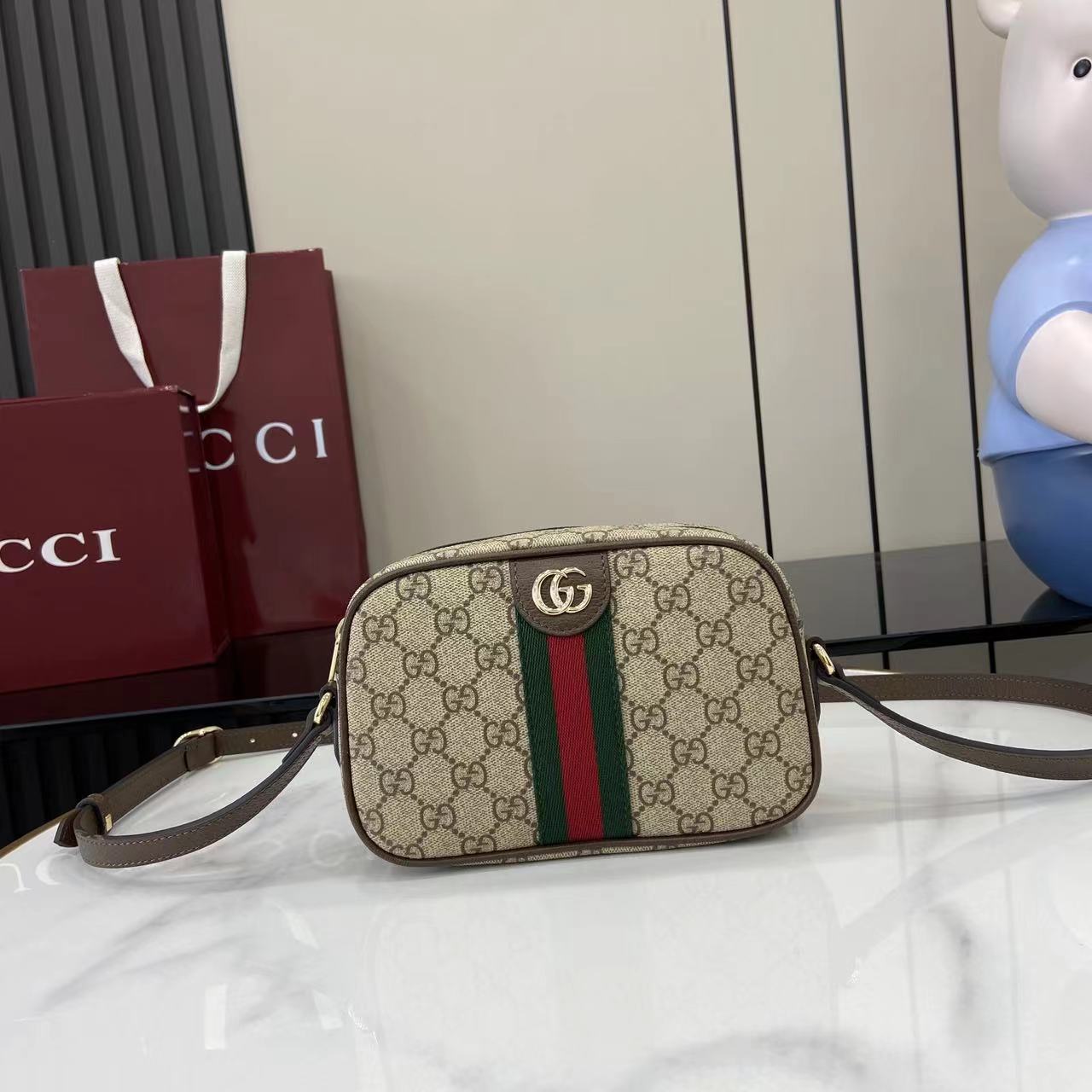 Gucci Ophidia Small Camera Bag - FashionPlug