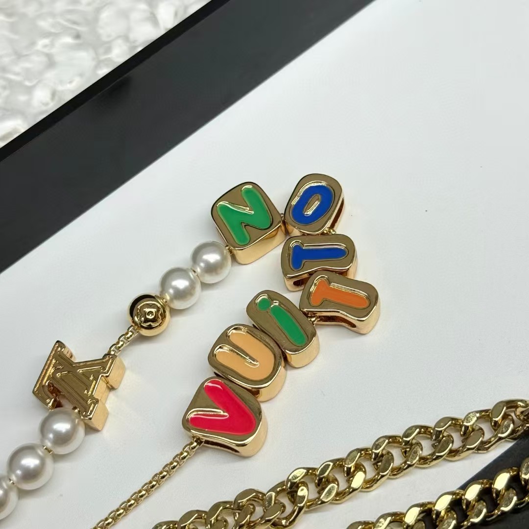 Louis Vuitton Vuitton Chain Belt   M02434 - FashionPlug