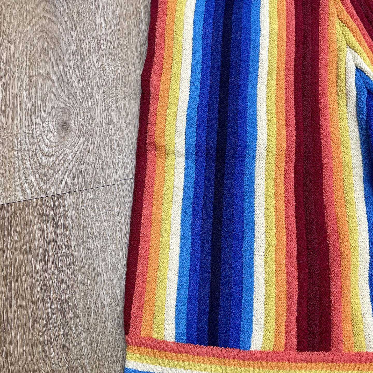 Casablanca Gradient Stripe Towelling Shorts Z6006 - FashionPlug