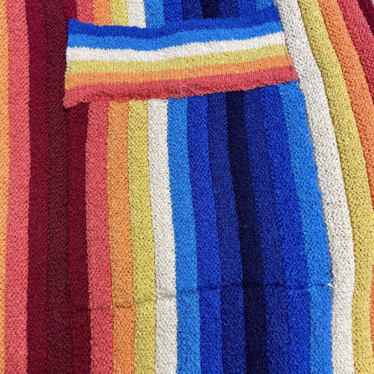 Casablanca Gradient Stripe Towelling Shorts Z6006 - FashionPlug