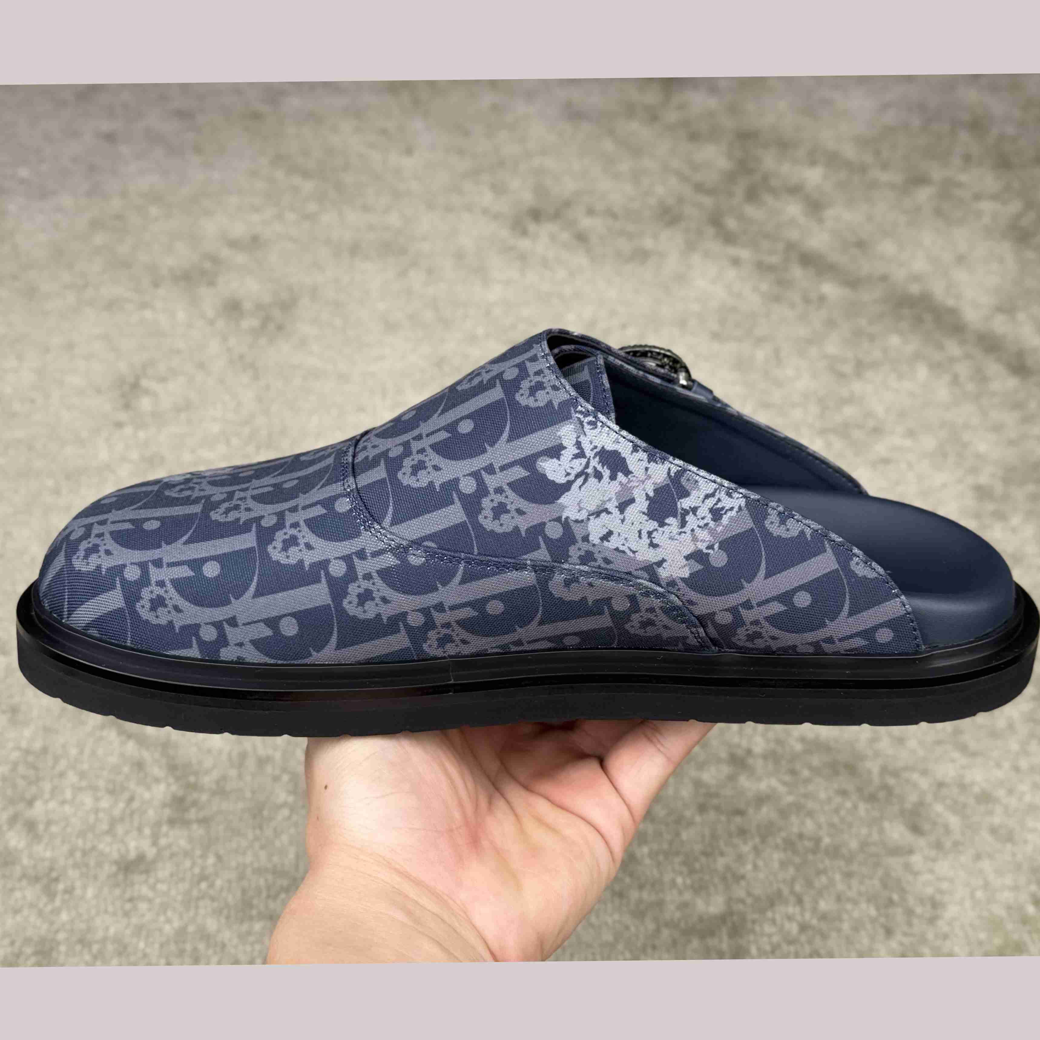 Denim Tears x Dior Aqua Mules - FashionPlug