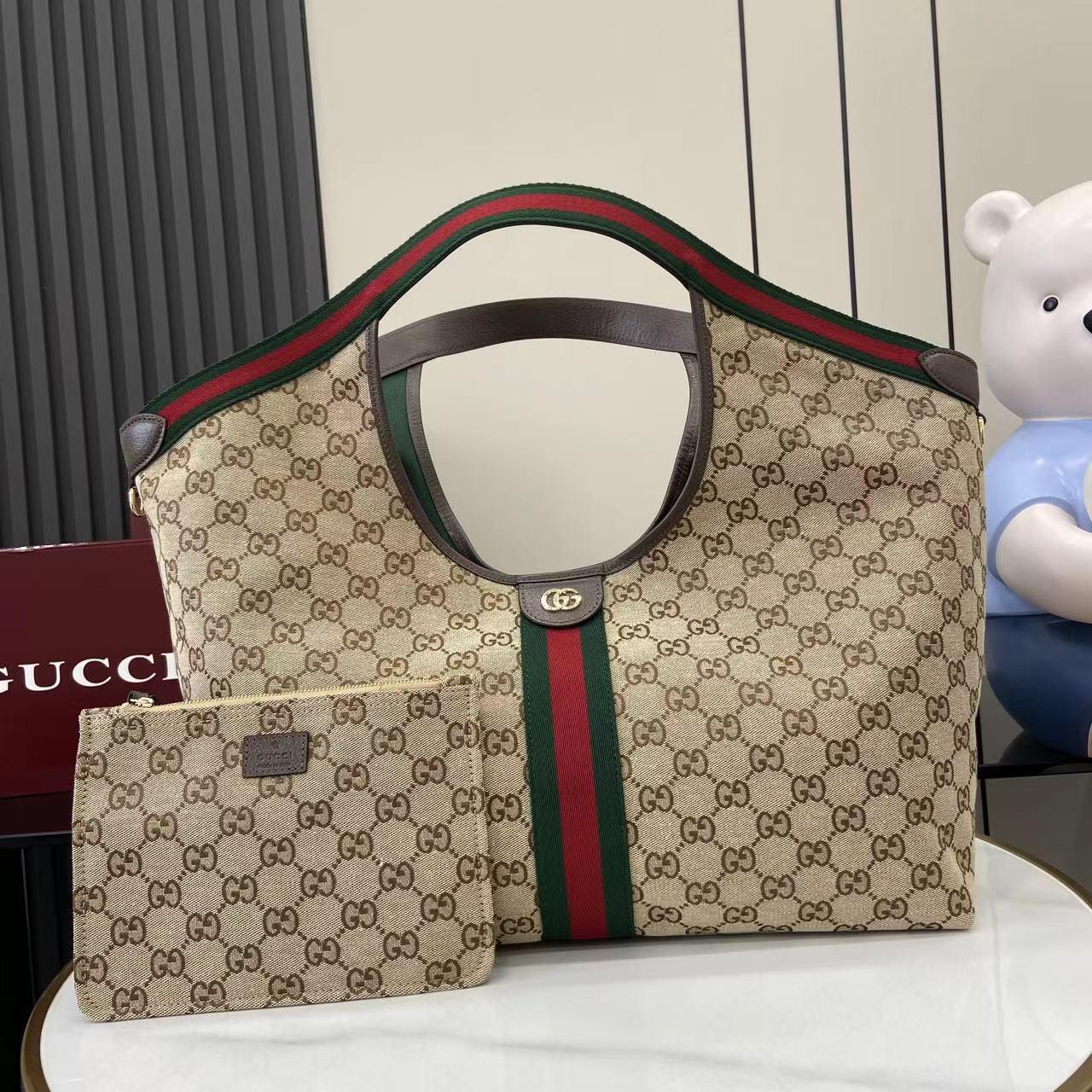 Gucci Giglio Large Tote Bag - FashionPlug