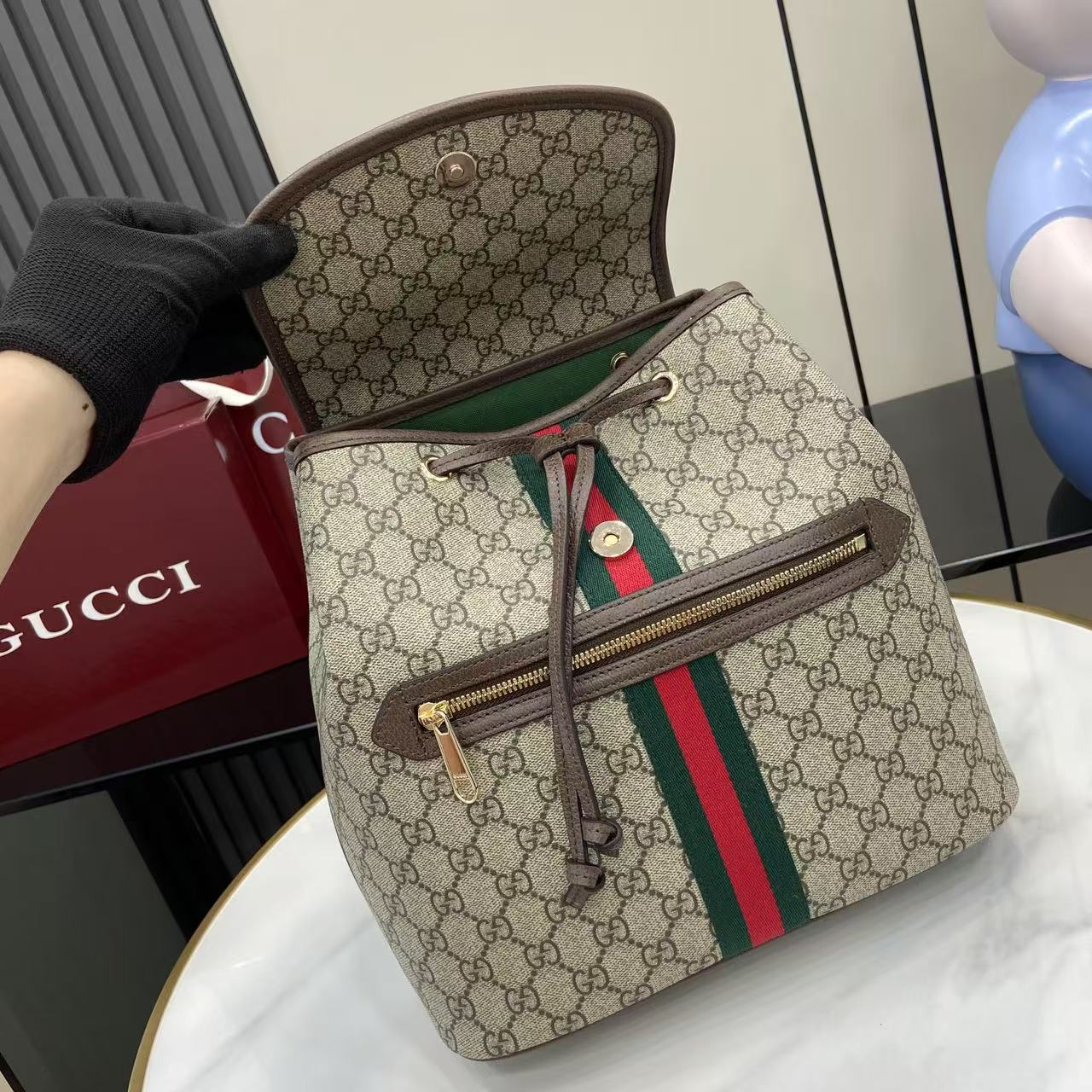 Gucci Ophidia Medium Backpack - FashionPlug