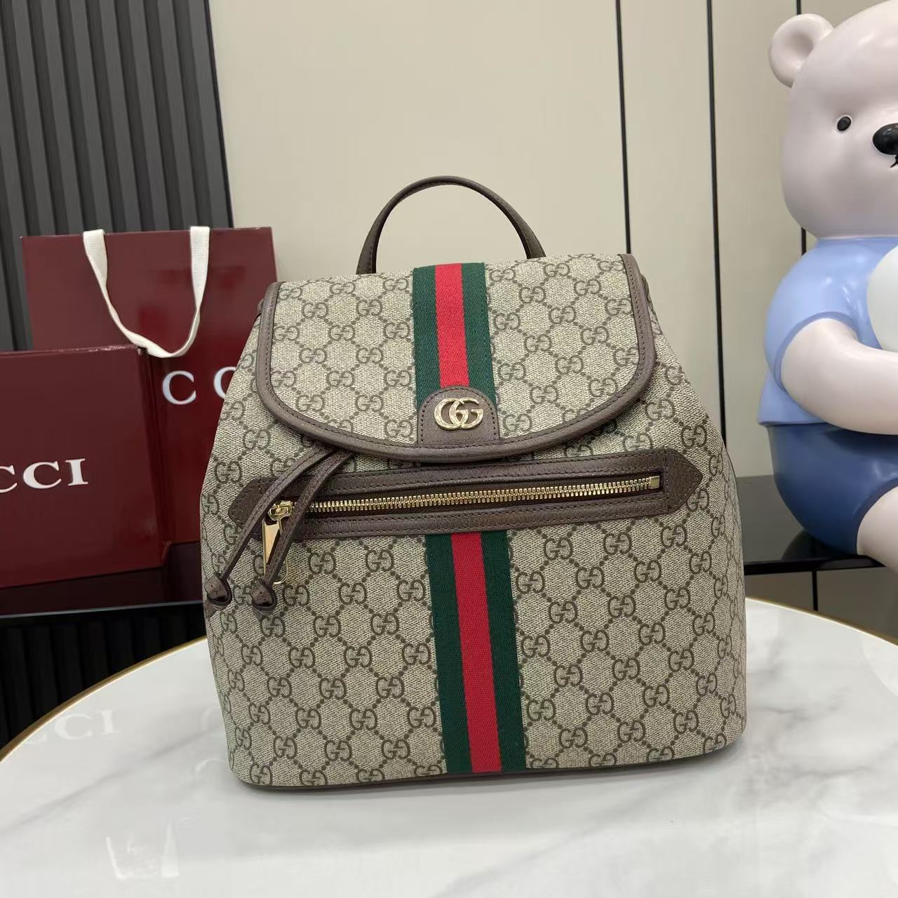 Gucci Ophidia Medium Backpack - FashionPlug