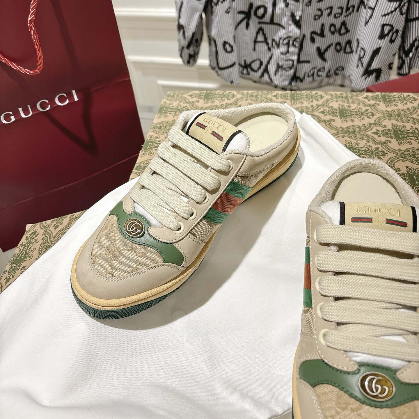 Gucci  Screener Mule - FashionPlug